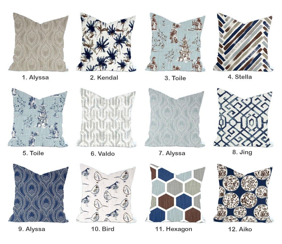 That Dutch Girl One Home Decor Cover, Grey Pillow, Tan Pillow, Decorative Throw Pillow, Decorative Pillow, Accent Pillow, Throw Pillow, Navy Blue Pillow, Aiko Medallion