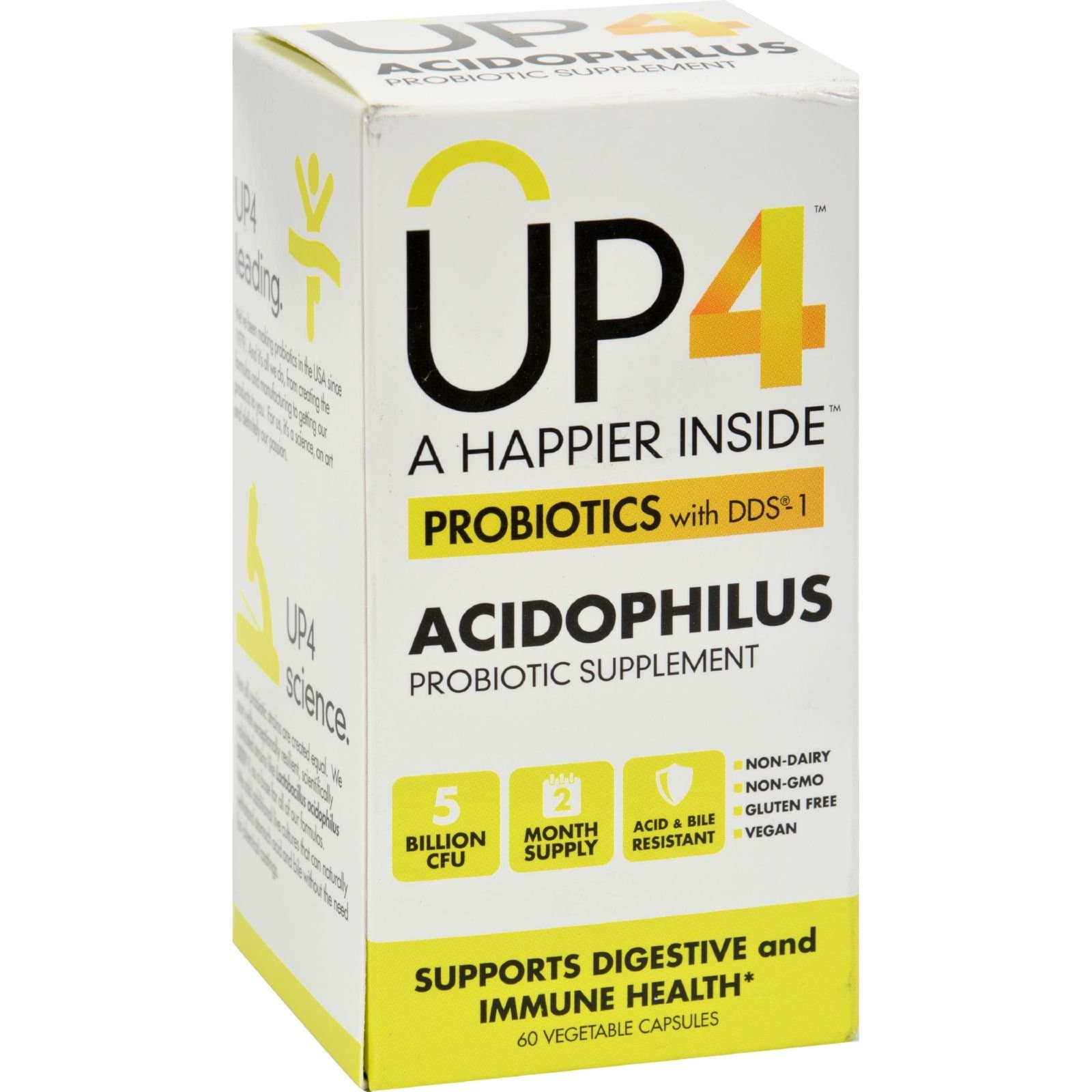 Up4 Probiotics - Dds1 Acidophilus - 60 Vegetarian Capsules