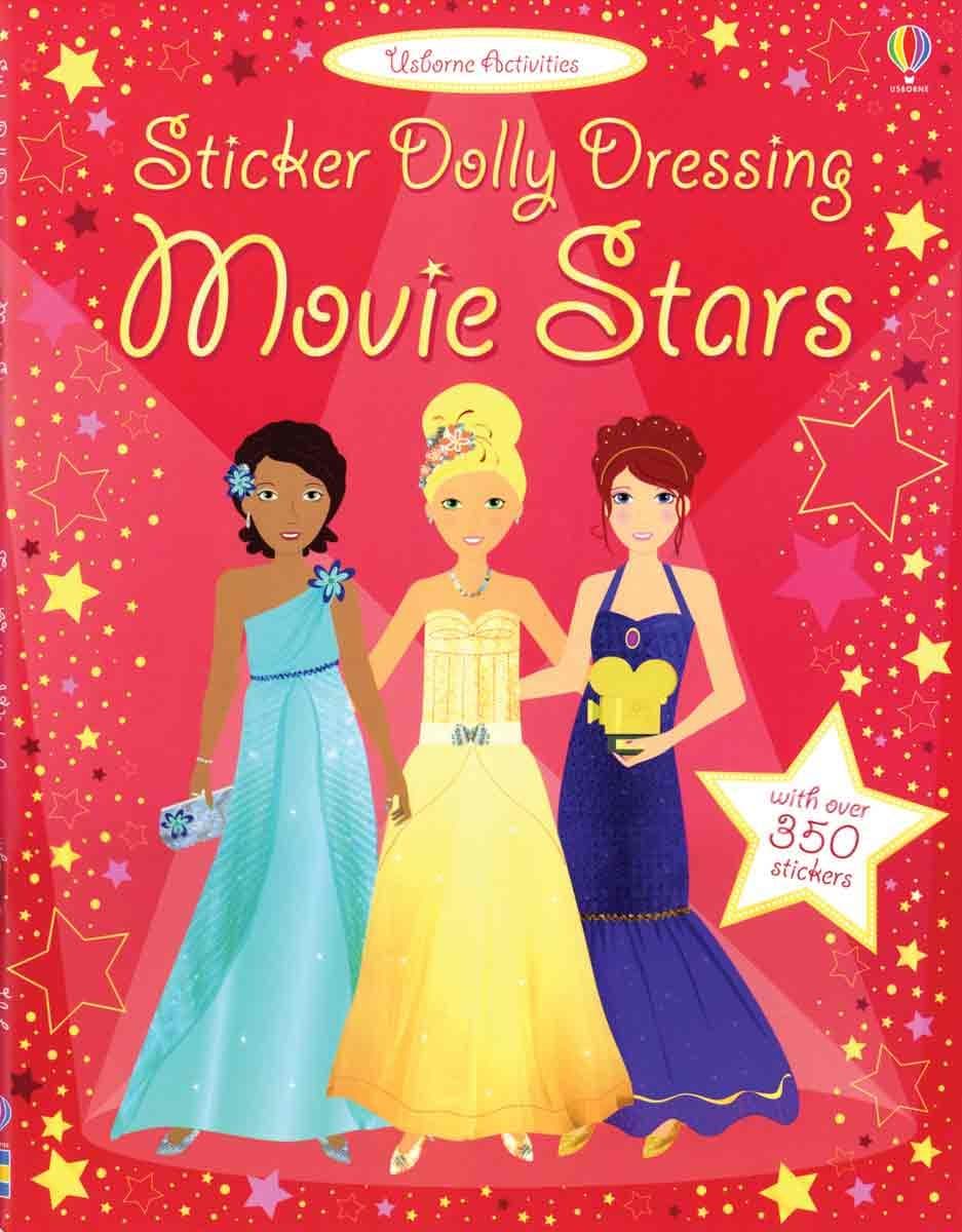 Sticker Dolly Dressing Movie Stars (Usborne Activities) Paperback – January 1, 2010