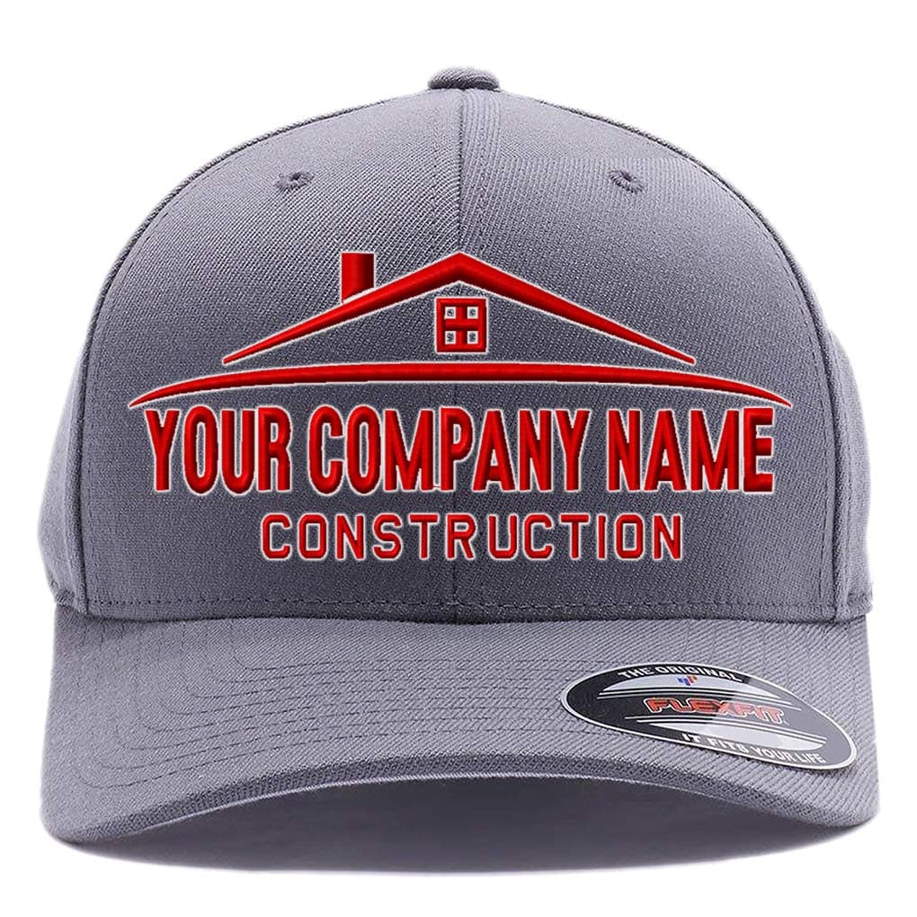 Custom Hat. Your Company Name Embroidered. Construction Company hat