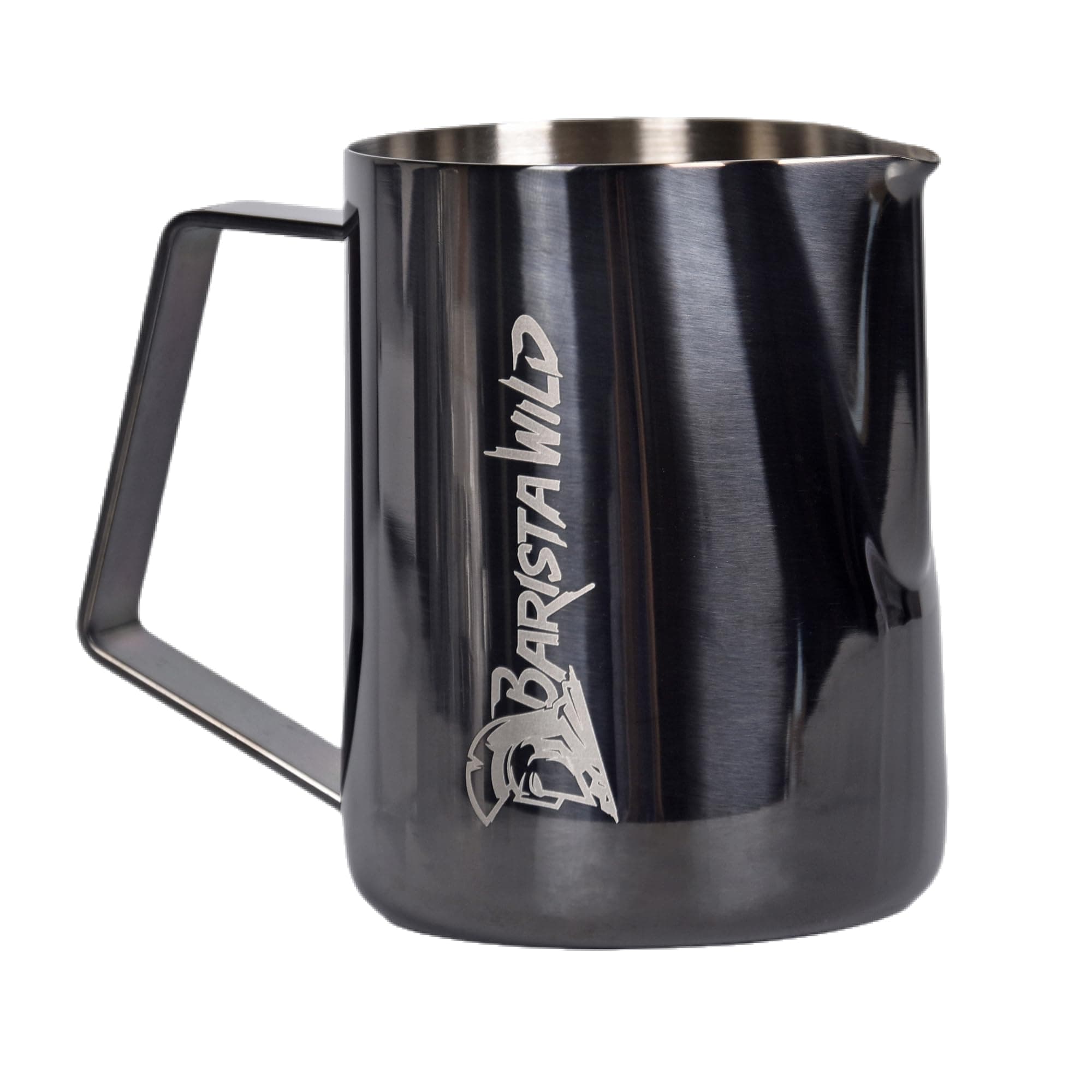 Milk Frothing Pitcher 14oz 450ml Milk Frother Cup Milk Steaming Pitcher Latte Art Cup 304 Stainless Steel for Cappuccino Precision Latte Barista Art UBENKAKU