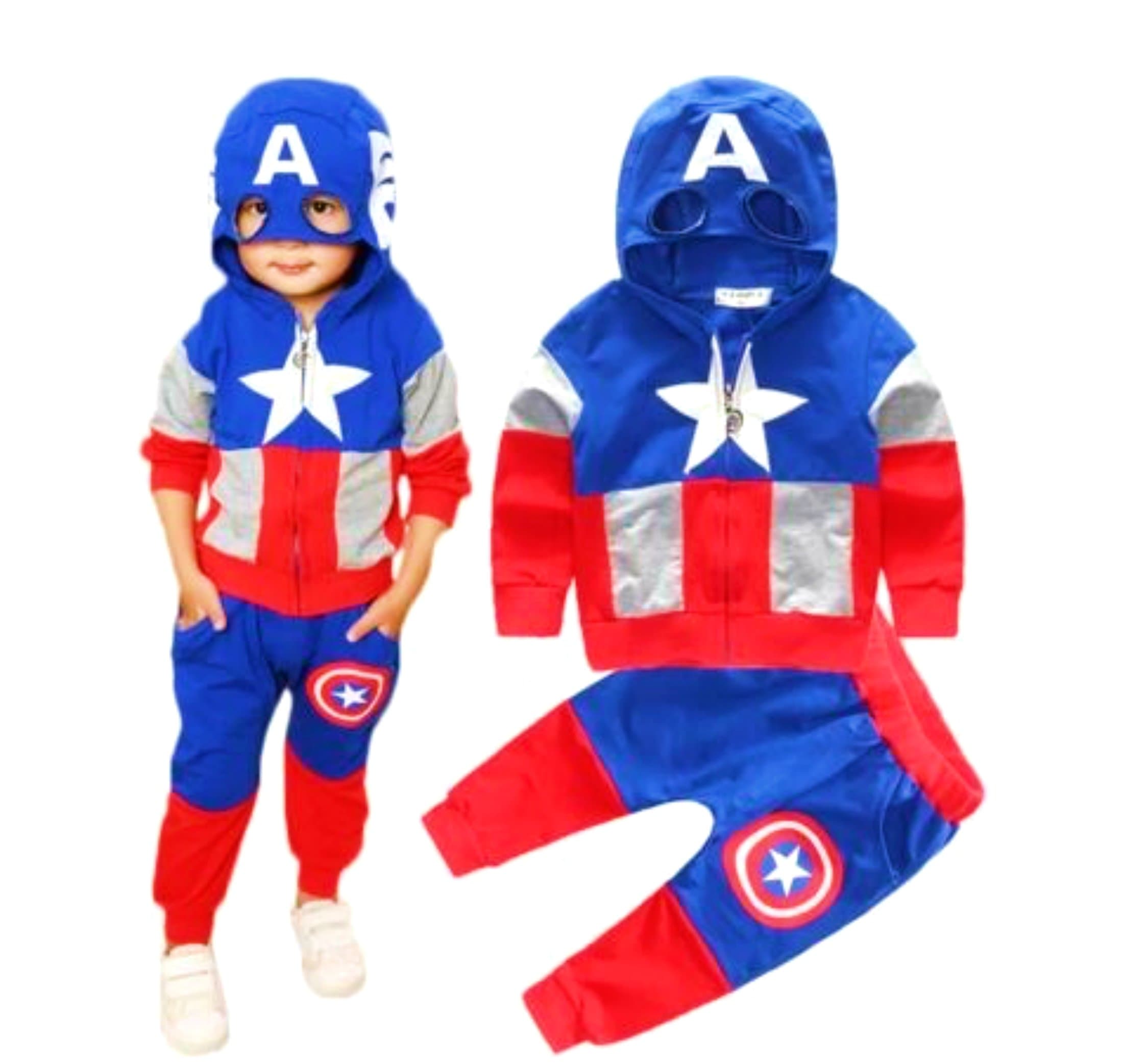 Hoodie and Pants Superhero Set