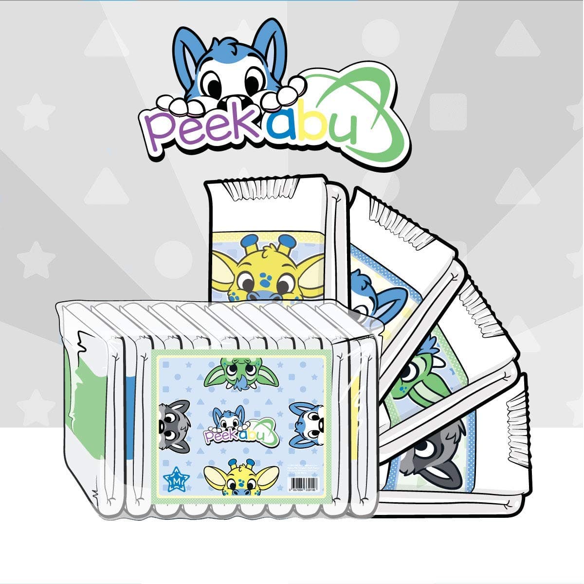 ABUniverse PeekABU Adult Diapers - Pack of 10 (Extra Large)