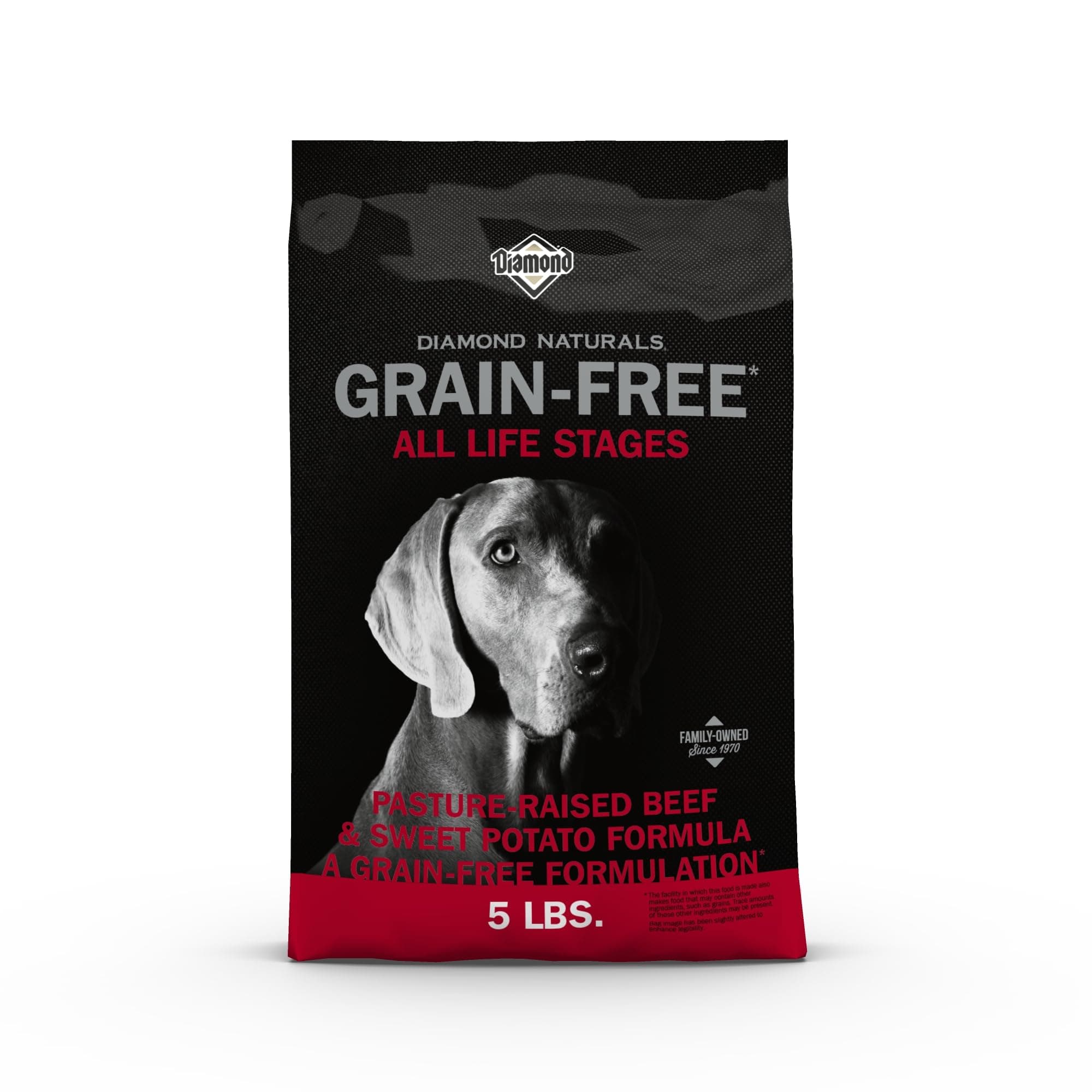 Grain Free Real Meat Recipe Premium Dry Dog Food With Real Pasture Raised Beef 5Lb
