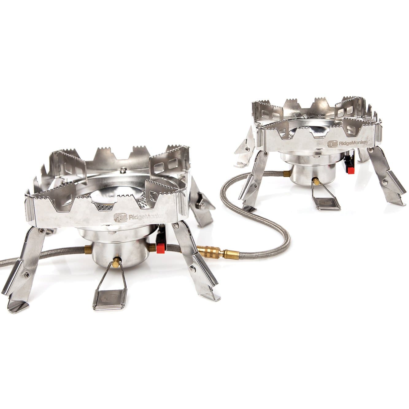 Ridgemonkey Quad Connect Cooking Stove Full Kit Fishing Camping Ridge Monkey