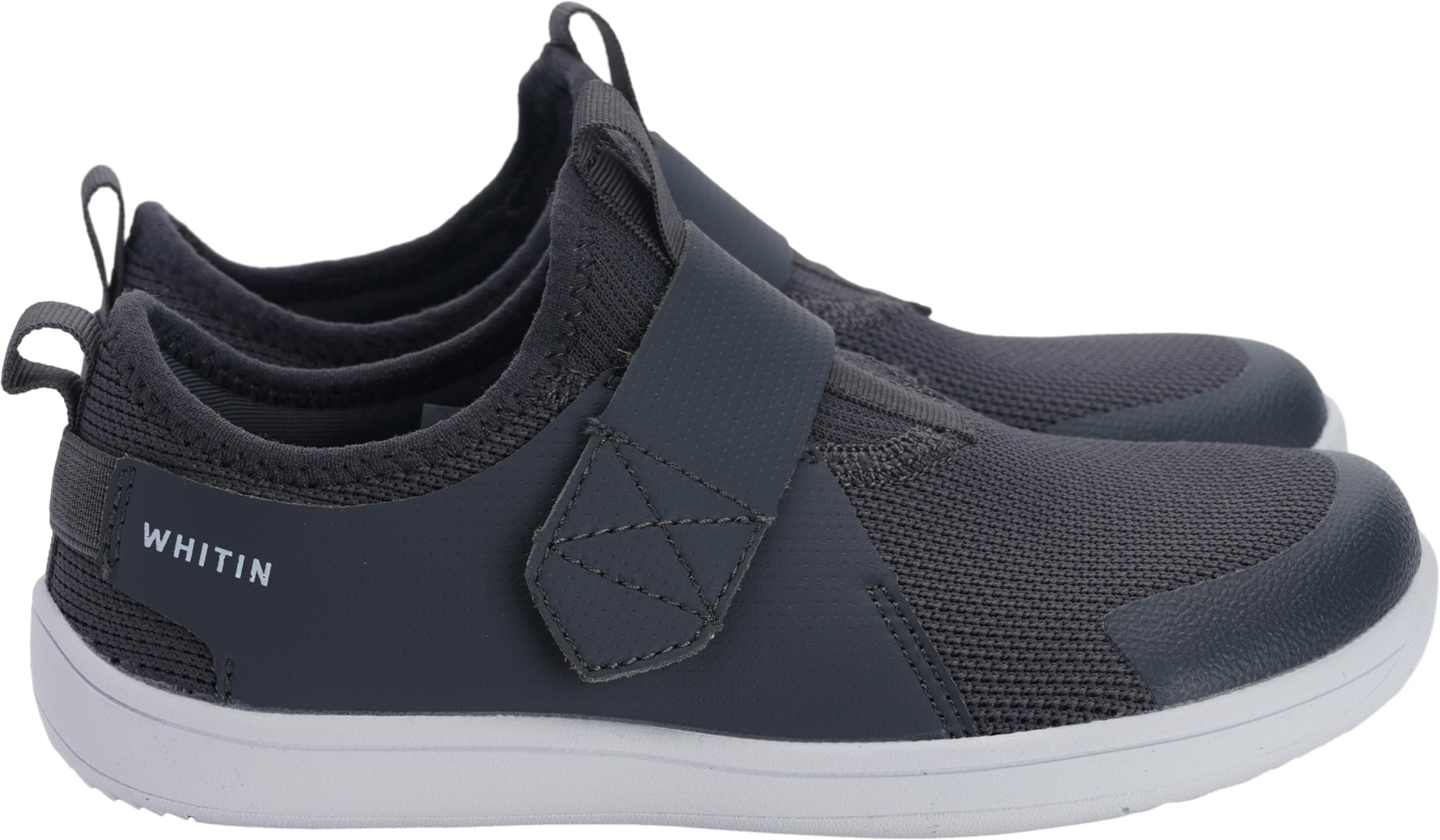 WHITIN Little/Big Kid Wide Width Barefoot Shoes | Boys/Girls Minimalist Elastic Opening Sneakers | Flexible- Zero Drop Sole