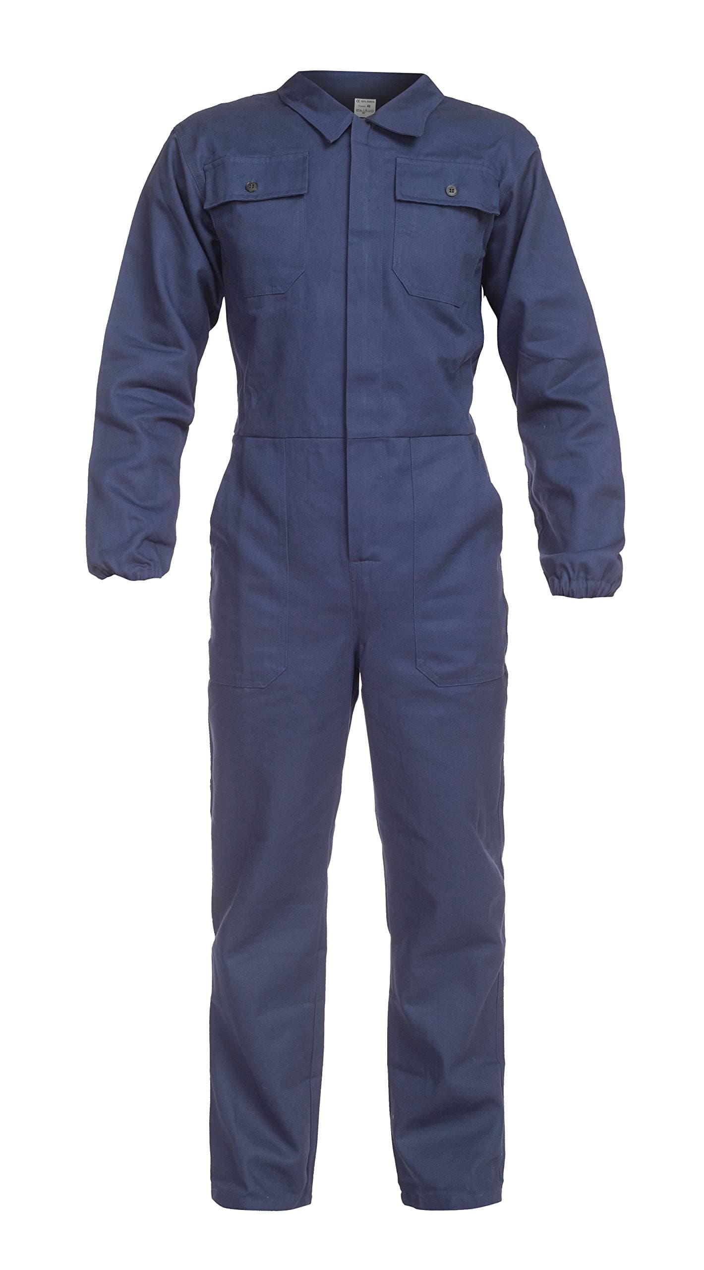 DINOZAVR Anax Men's Work Overalls with Multiple Pockets - Cotton - Marine Blue