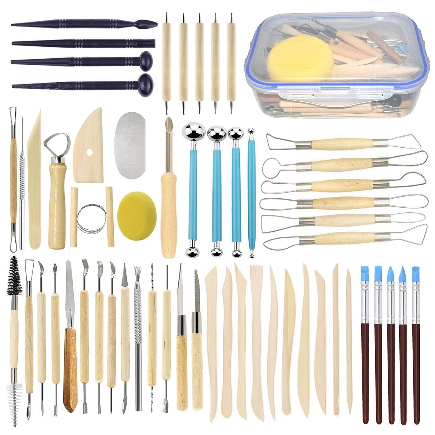 57PCS Ceramic Clay Tools Set