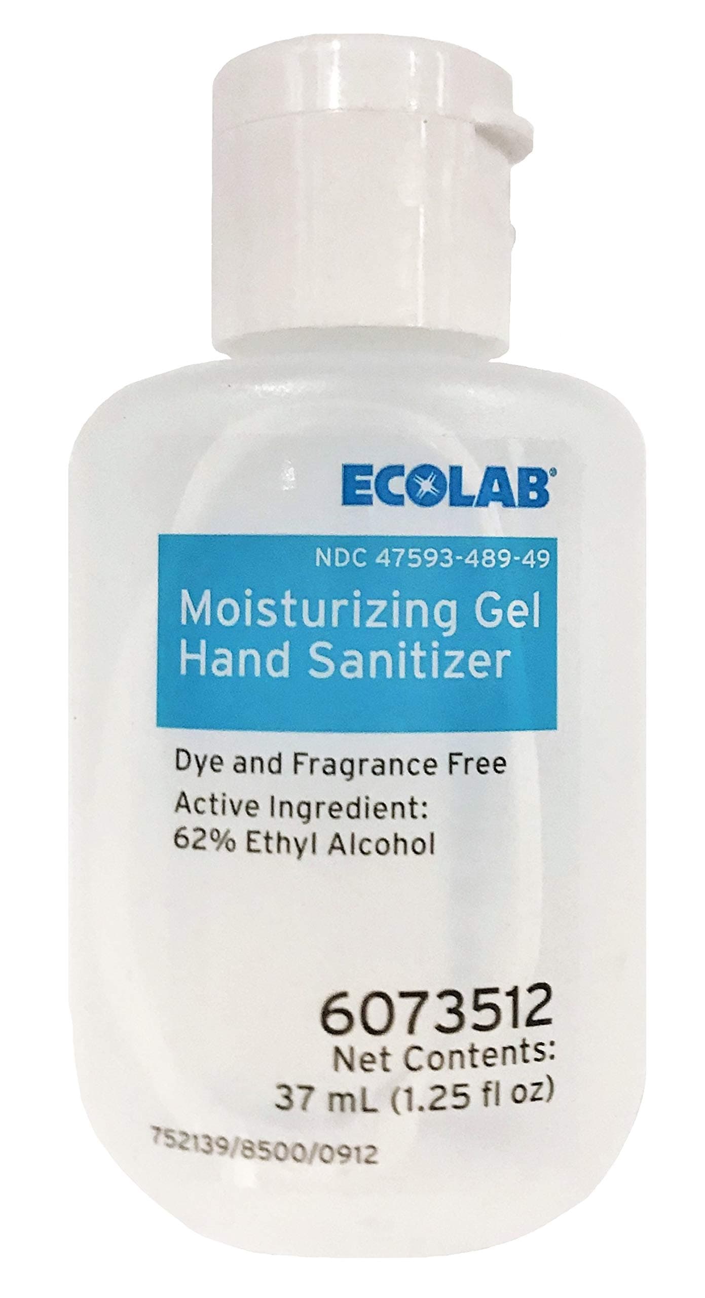 Ecolab Moisturizing Gel Hand Sanitizer, 1.25 Oz - Item #: Eq6073512