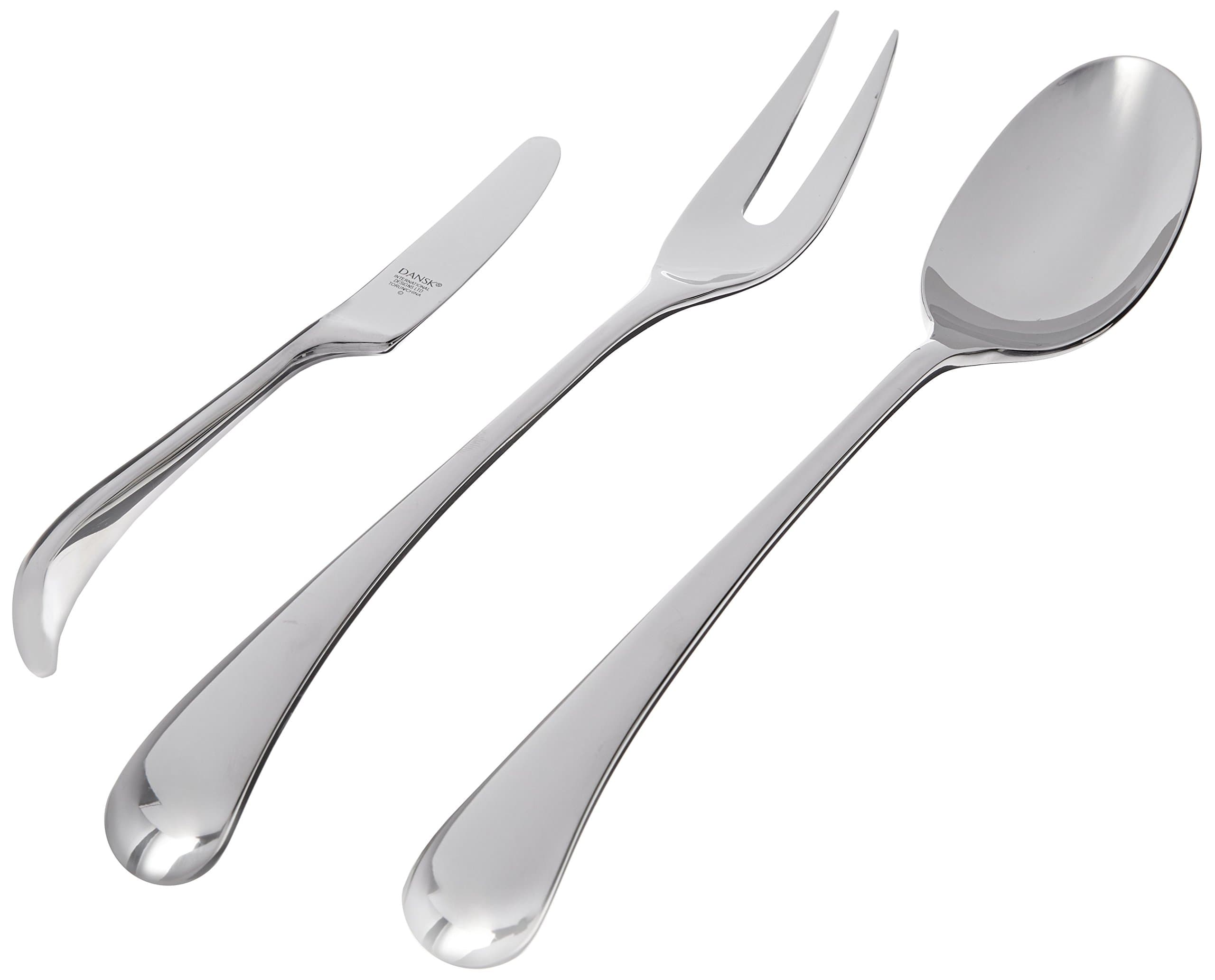 Dansk Torun Stainless-Steel 3-Piece Hostess Set