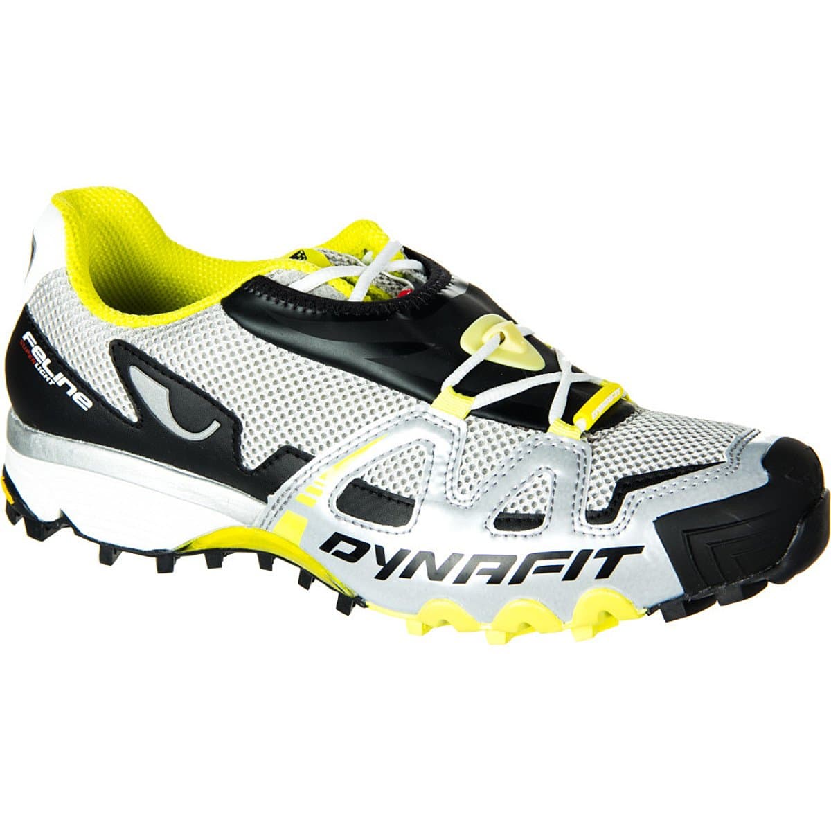 Dynafit MS Feline Superlight Trail Running Shoe - Men's Silver/Yellow, 10.0
