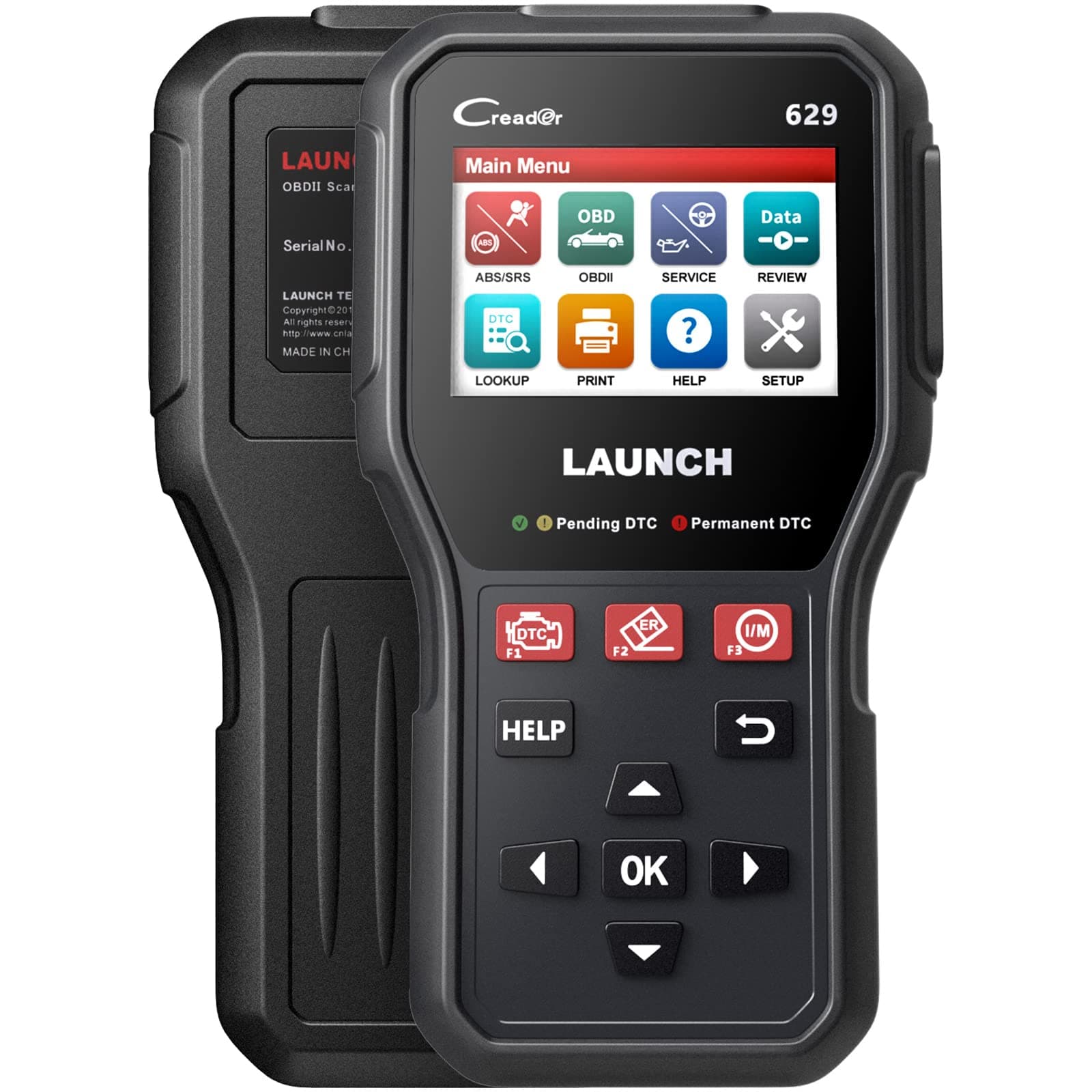 Launch CR629 OBD2 Scanner Code Reader 2026 New Scan Tool with Reset Oil/BMS Service+Live Data, Professional Mechanic Full OBDII Diagnostic Tool for Read/Clear DTCs Lifetime Free Update