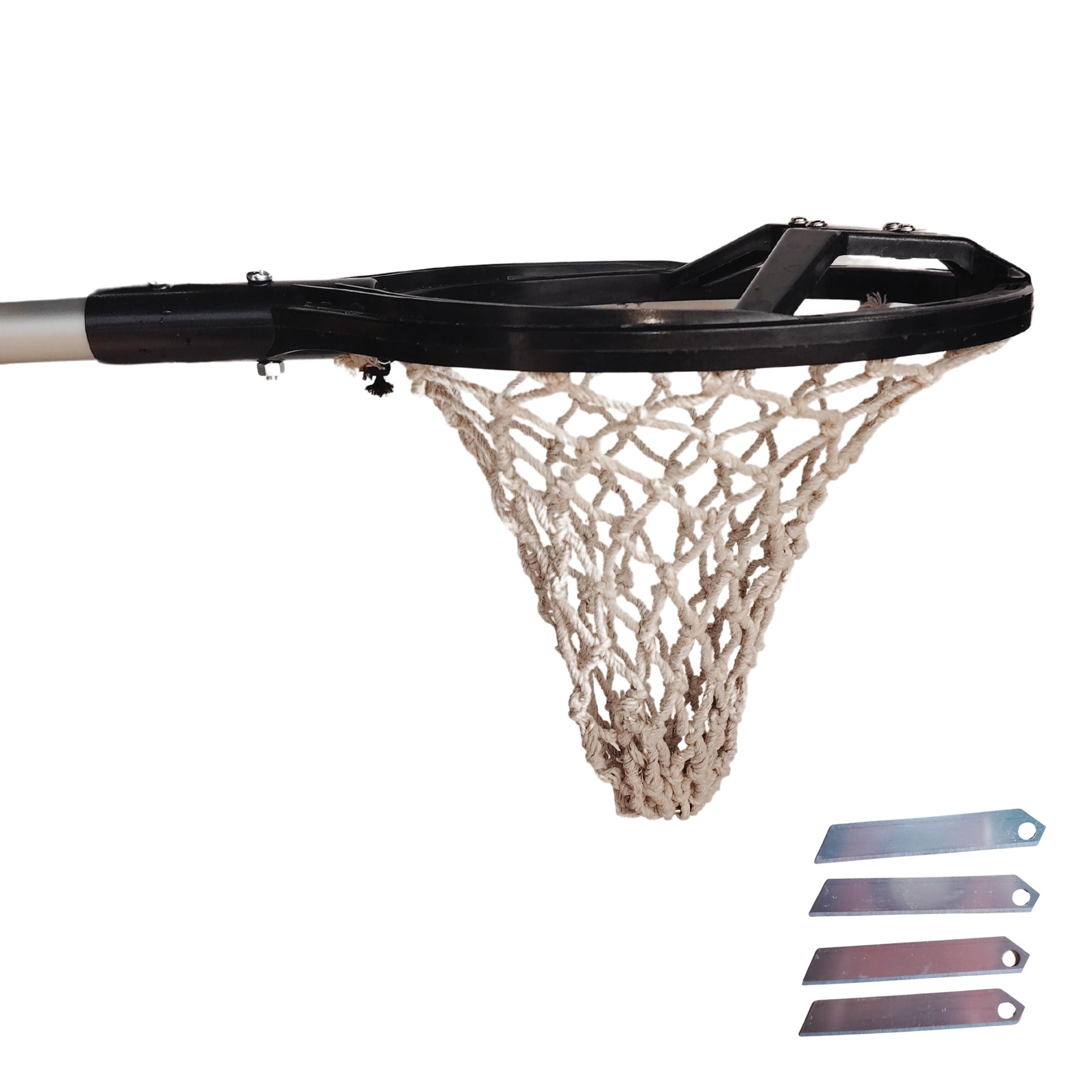 Hectare Lightweight Mango Fruit Picker/Harvester with 4 Replaceable Sharp Blade| Cotton net| Fruit Harvester, Composite Material | Without Pole