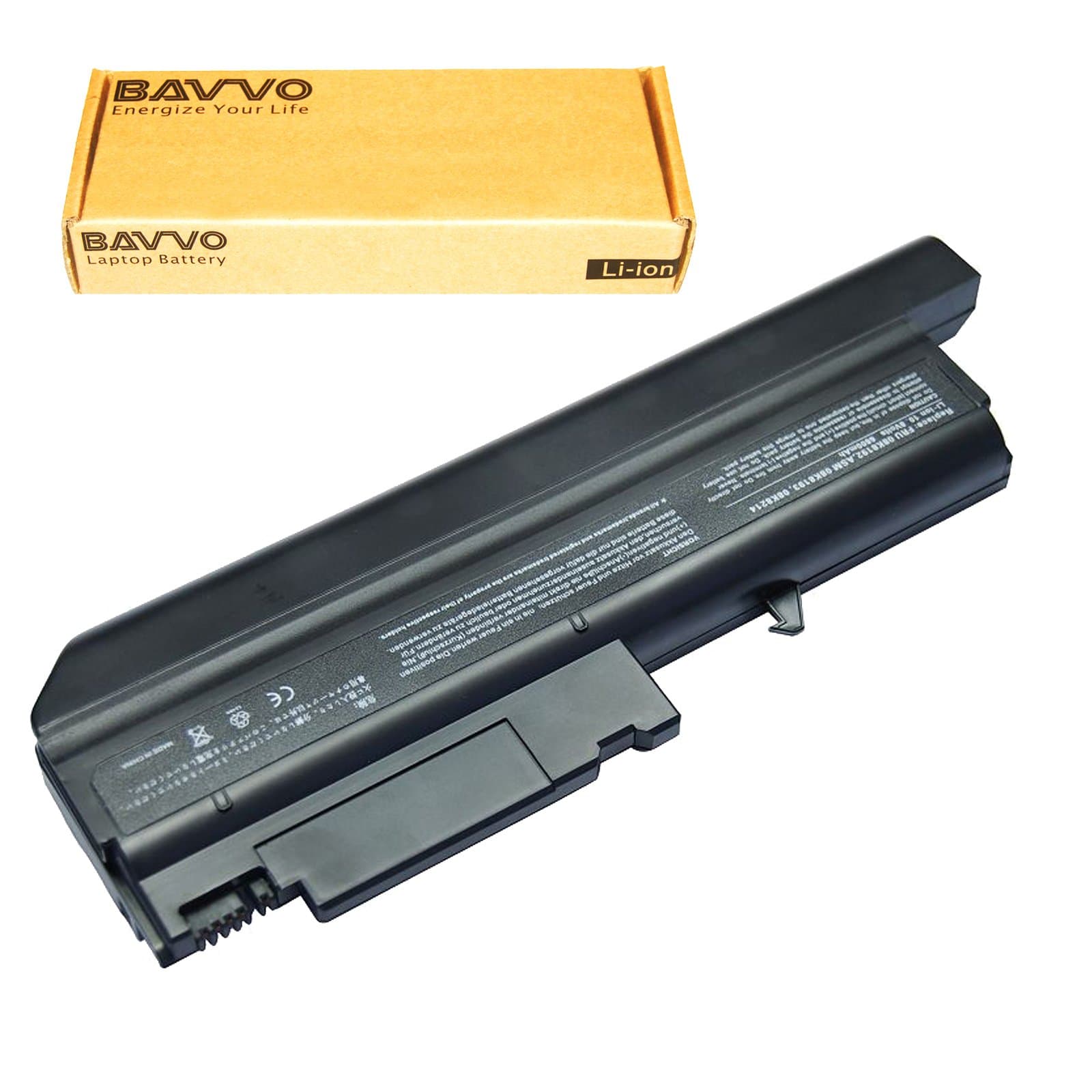 Bavvo 9-Cell Battery Compatible with ThinkPad R50 R50E R50p R51 R51e R52 T40 T40P T41 T41P T42 T42P T43 T43P Series PN: 8K8194 92P1010 92P1011 92P1013 92P1060 92P1061 92P1069 08K8190
