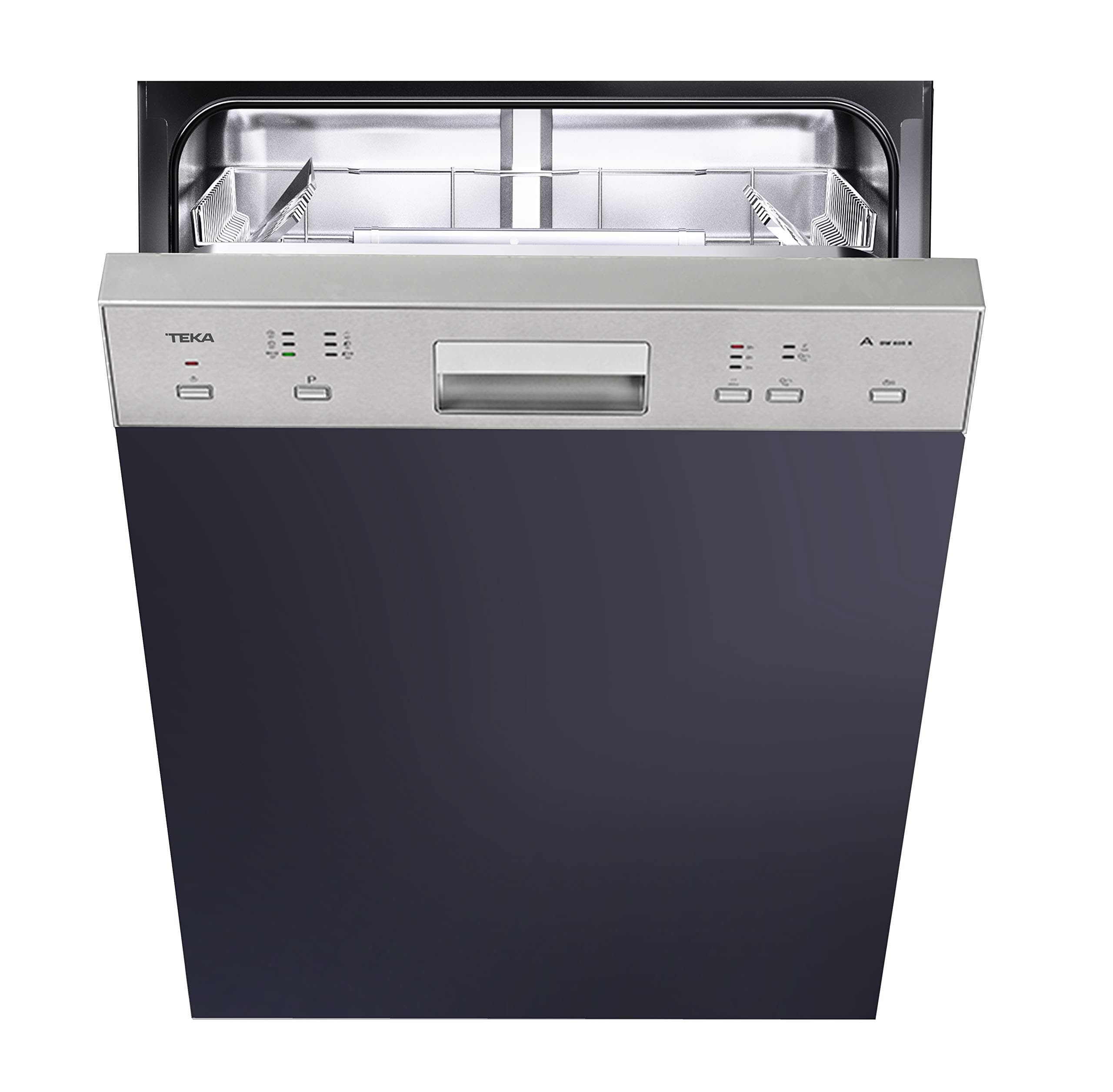 Teka Built-In Semi-integrated Dishwasher DW 605 S, 6 Programs, 12 Place settings, 60cm, Stainless steel, 1 Year warranty