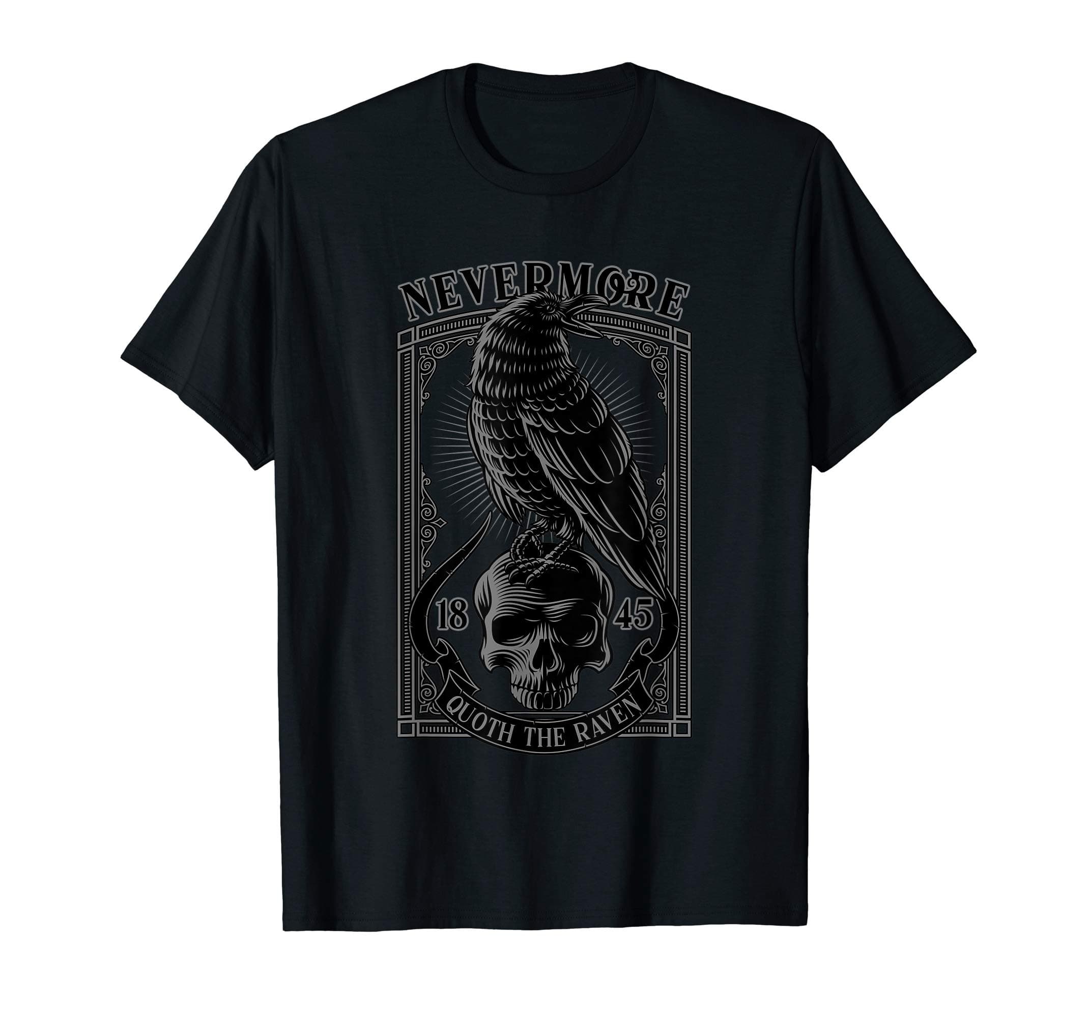 Edgar Allan Poe Nevermore ApparelEdgar Allan Poe Nevermore Quoth The Raven T-ShirtOEKO-TEX STANDARD 100