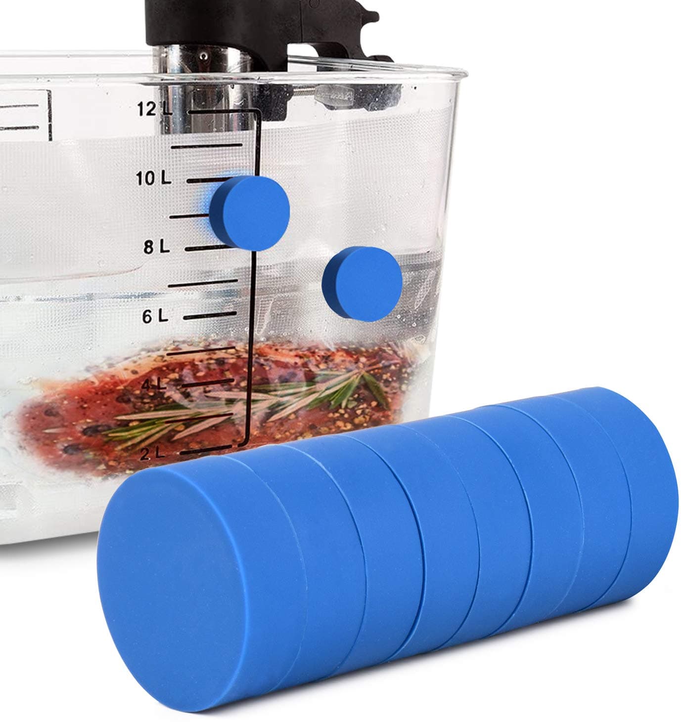 IMPRESA [10 pack] Sous Vide Magnets to Keep Bags Submerged and In Place - Sous Vide Accessories to Stop Floating Bags and Undercooking - Great Alternative to Sous Vide Weights, Balls, Clips, and Racks