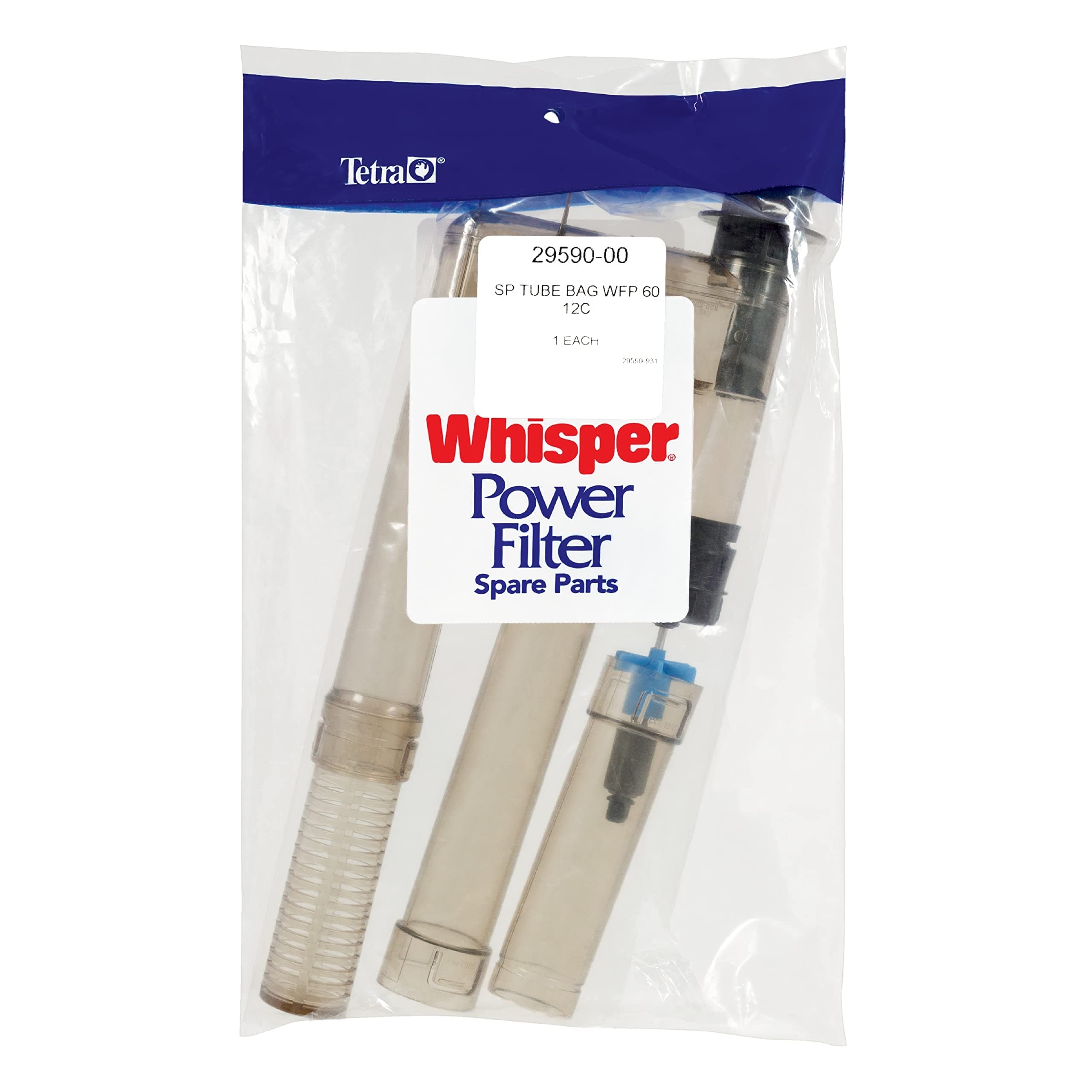 Tetra Whisper 60 Power Filter Replacement Tube Set, Includes Tubing And Impeller
