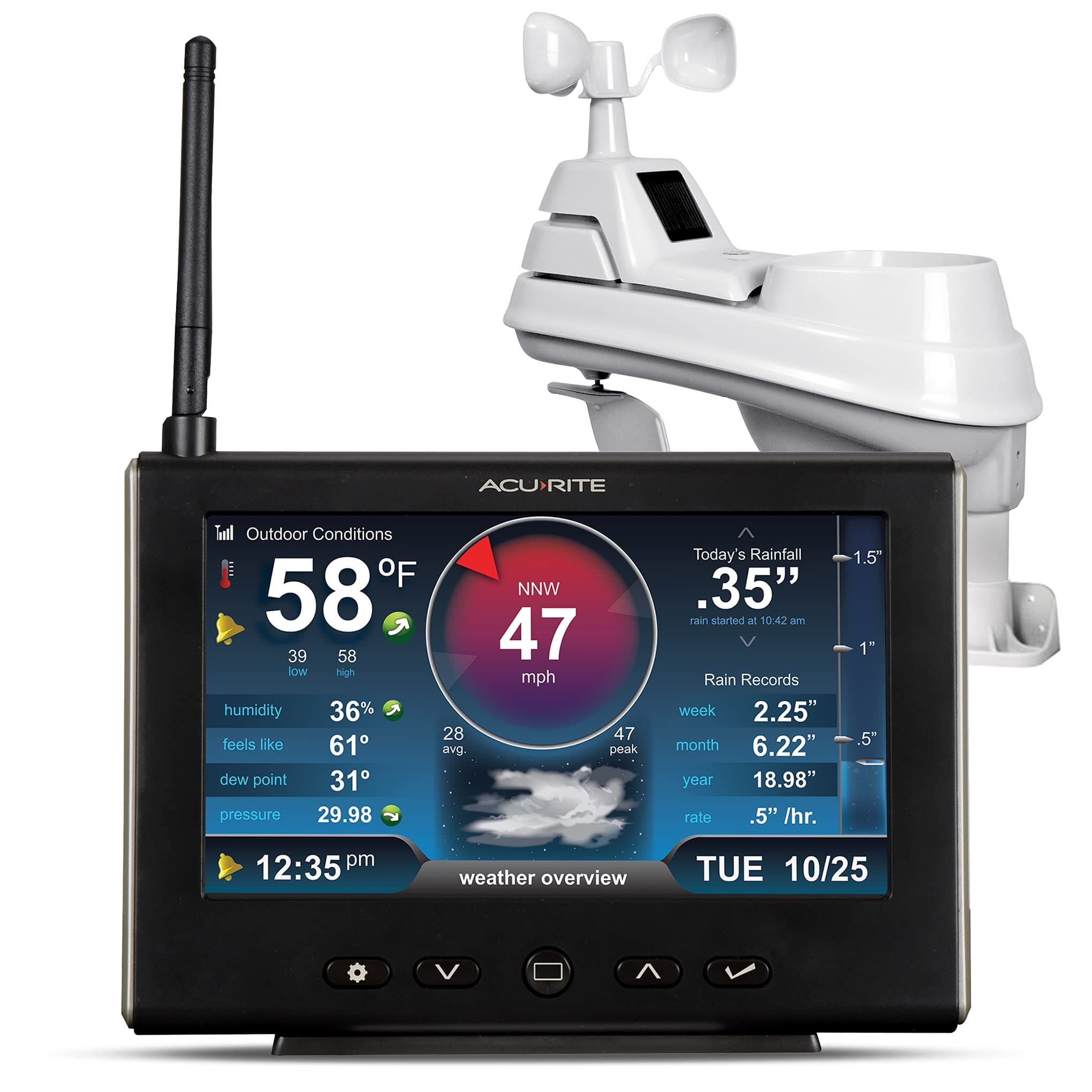 01535M Iris (5-in-1) Weather Station with HD Display