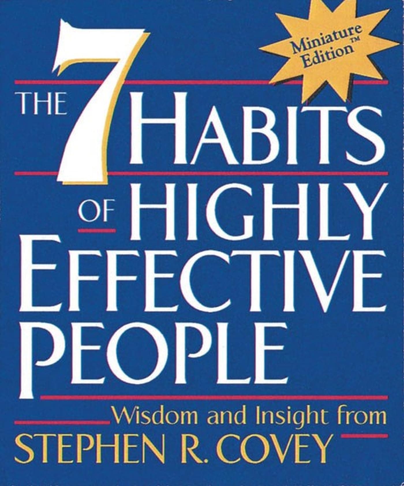 The 7 Habits of Highly Effective People(Miniature Edition)