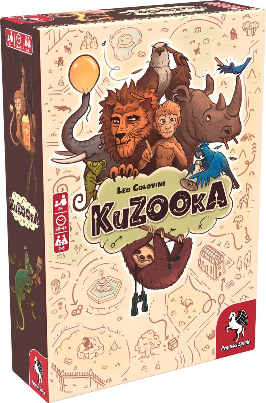 Kuzooka – Board Game by Pegasus Spiele - 2-6 Players – 30-45 Minutes of Gameplay – Games for Game Night – Teens and Adults Ages 14+ - English Version