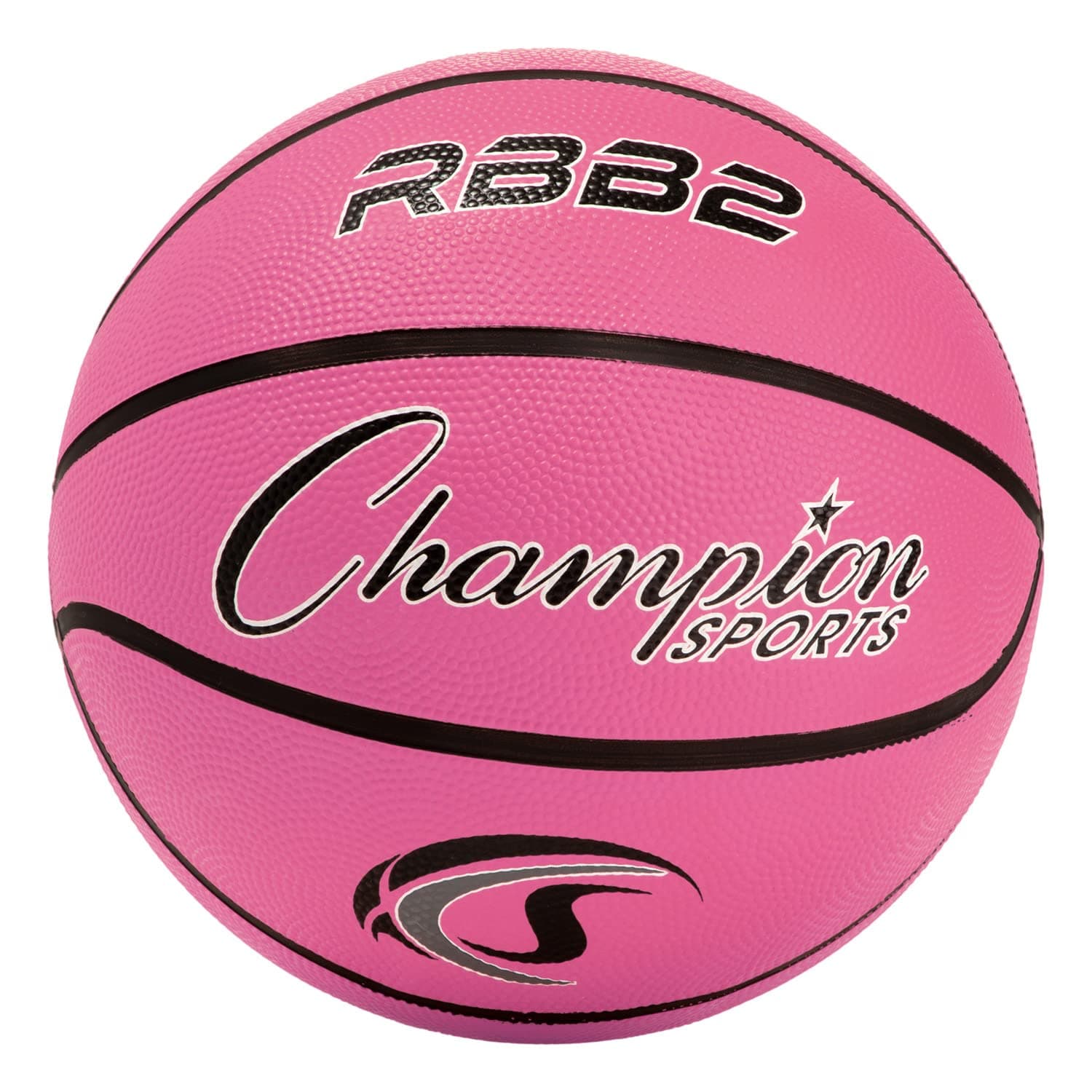 Champion Sports Official Heavy Duty Rubber Cover Nylon Basketballs