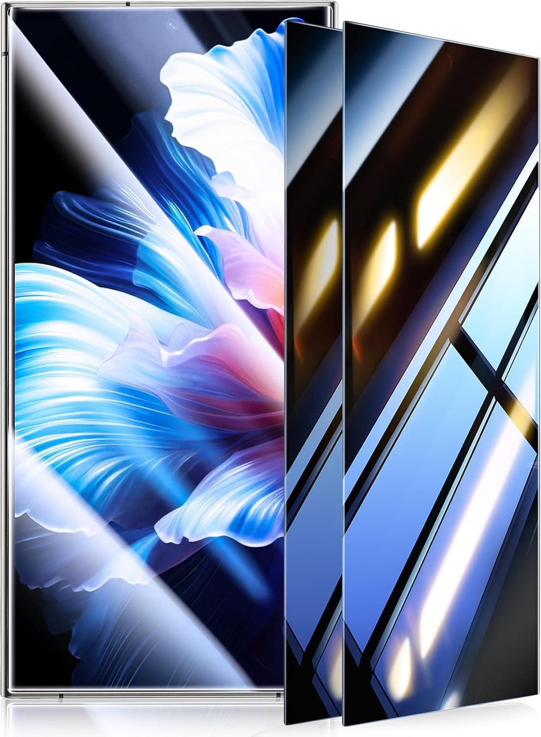 UltraGlass Unbreak Top 9H+ Glass for Samsung Galaxy S25 Ultra Privacy Screen Protector [Military Grade Shatterproof & Longest Durable] S25 Ultra Screen Protector Tempered Glass, Anti Spy, 2 Pack