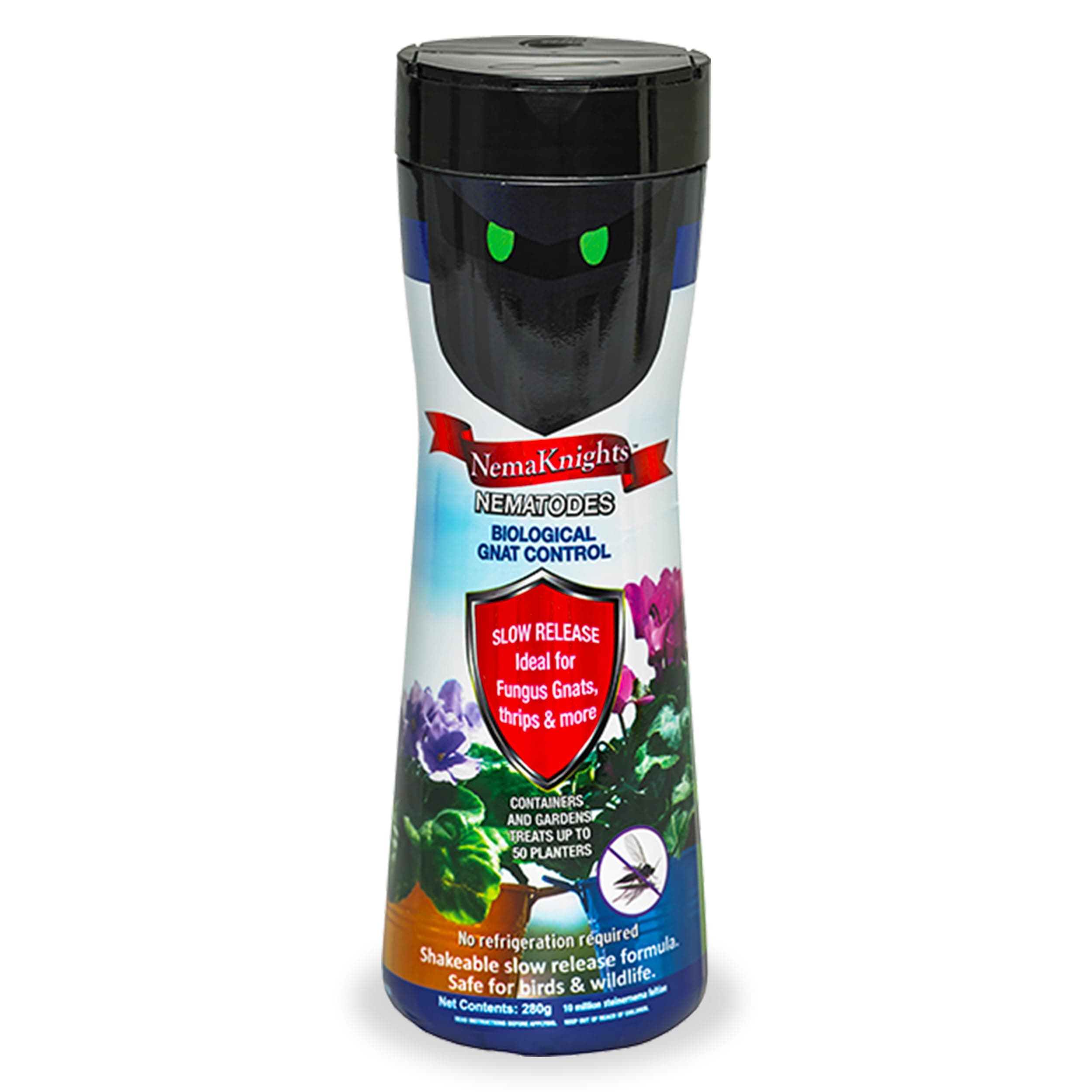 The Environmental Factor NemaKnights Slow-Release Nematodes - Biological Pest Control for Fungus Gnats, Thrips, & Whiteflies (280g, Treats Up to 50 Planters)