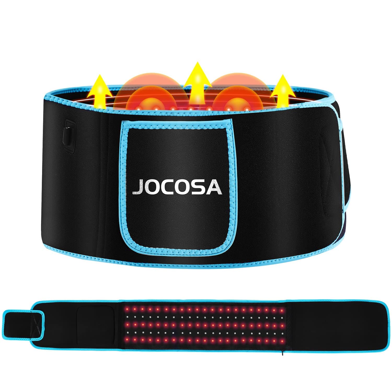 Red Light Therapy for Body Back Pain Relief - Lipo Belt,Red Light Therapy Device for Body Pain Waist, Therapy Red Light for Inflammation Relief, Red Light Therapy Belt with Timer