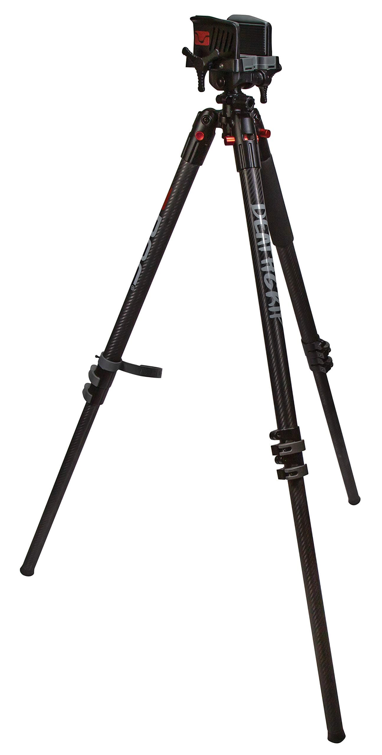 BOG DeathGrip Aluminum Tripod with Durable Frame, Lightweight, Stable Design, Bubble Level, Adjustable Legs, Shooting Rest, and Hands-Free Operation for Hunting, Shooting, and Outdoors