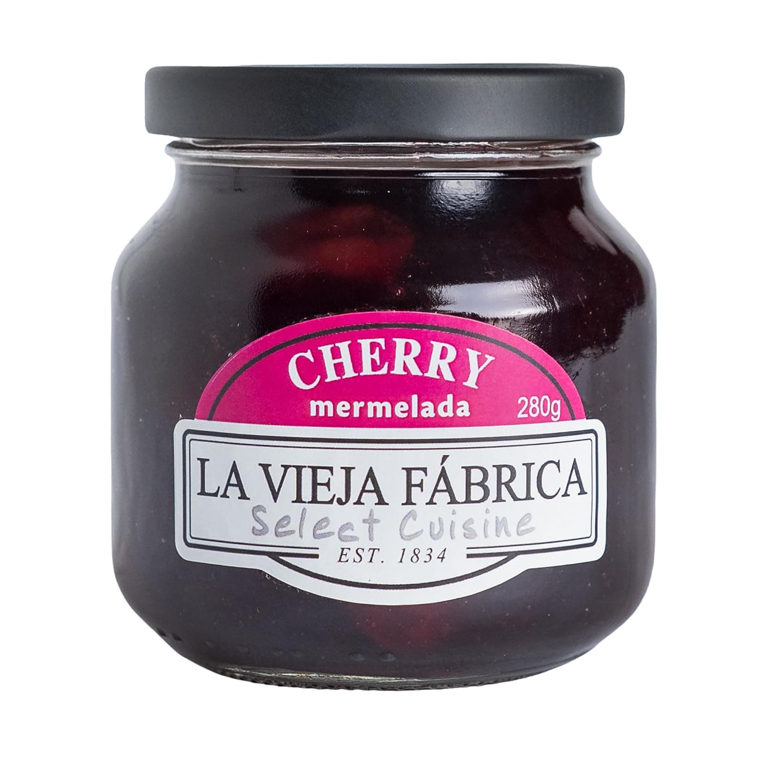 LA VIEJA FABRICA Cherry Gluten Free Marmalade/Fruit Spread/Pulp,280g