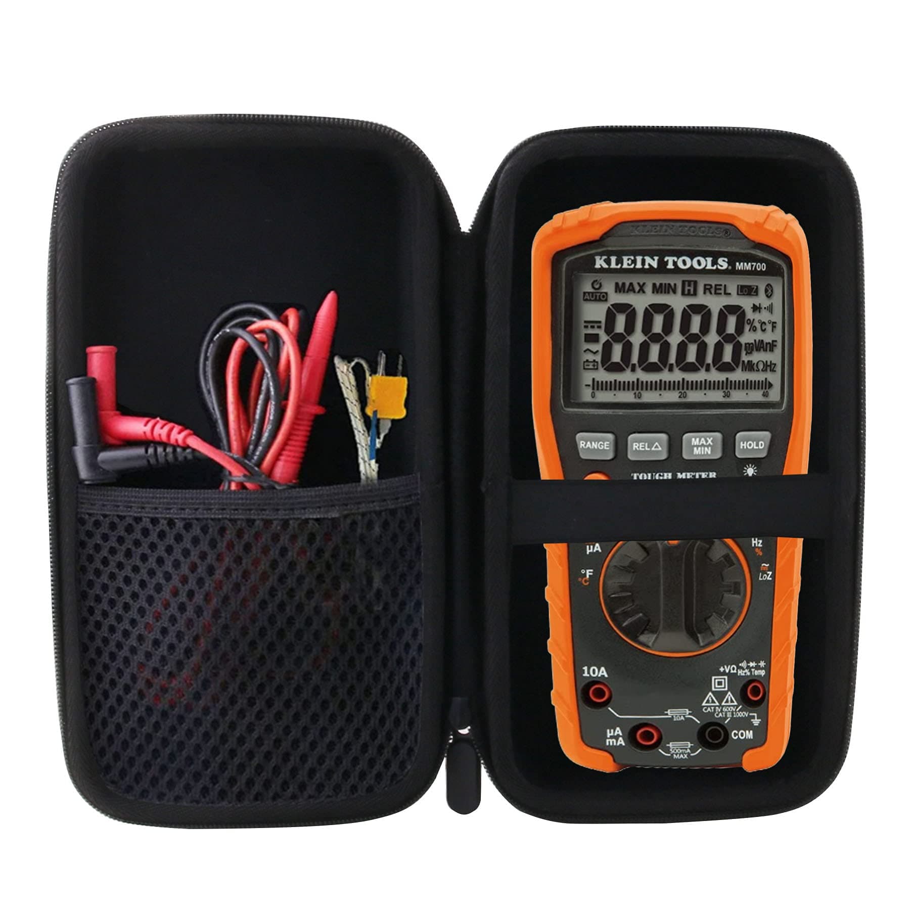 WERJIA Hard Carrying Case for Klein Tools MM420/MM325/MM720/MM700/ET600/MM450 Digital Multimeter