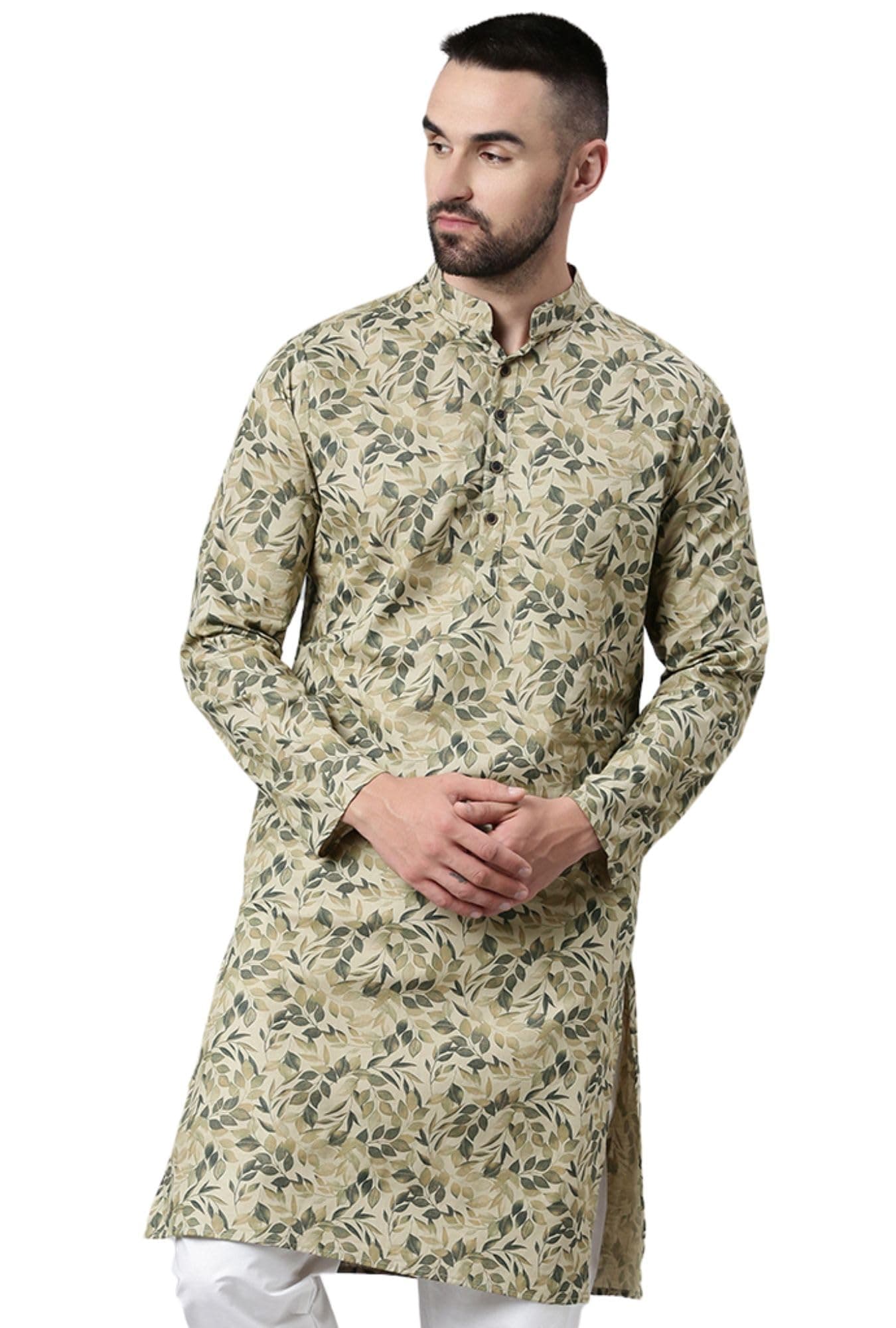 Majestic Man Men’s Casual Kurta, Cotton, Regular Fit