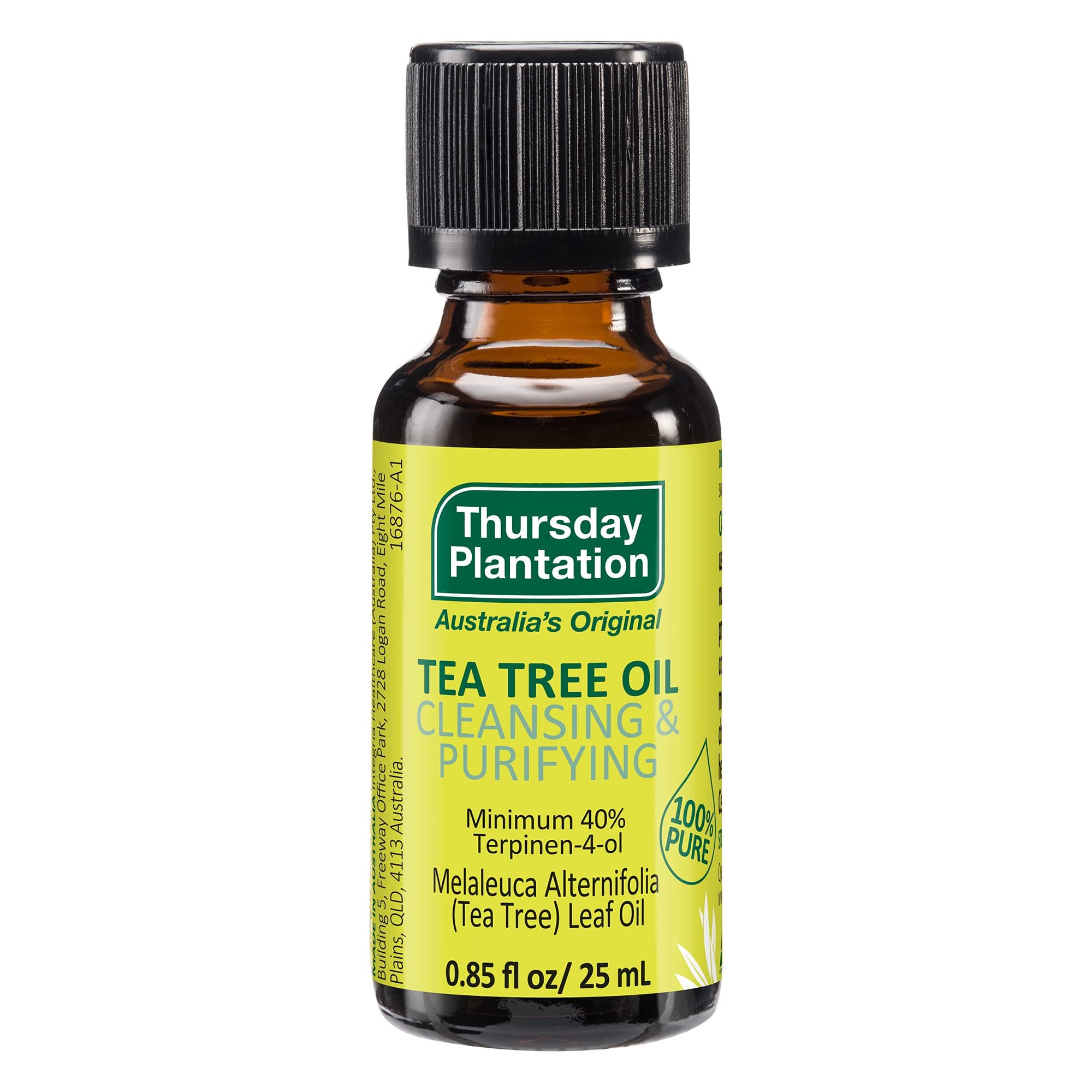 Thursday Plantation Australian Tea Tree Oil, Naturally Sourced Oil, Cleanses and Purifies, 0.85 fl oz