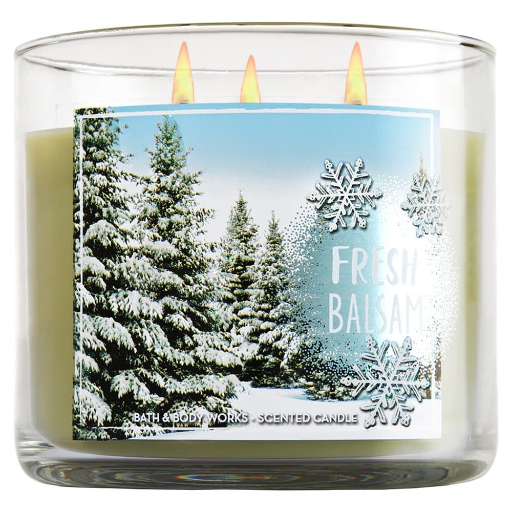 3-Wick Candle, Fresh Balsam