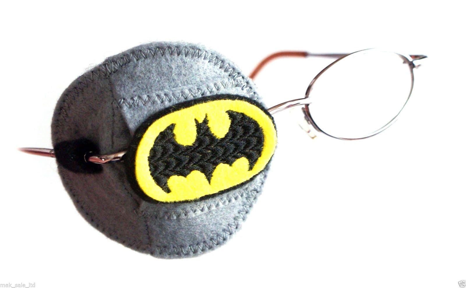 Kids Orthoptic Eye Patch For Amblyopia Lazy Eye Occlusion Therapy Treatment design #14 Grey (Left Side (eye to be covered))