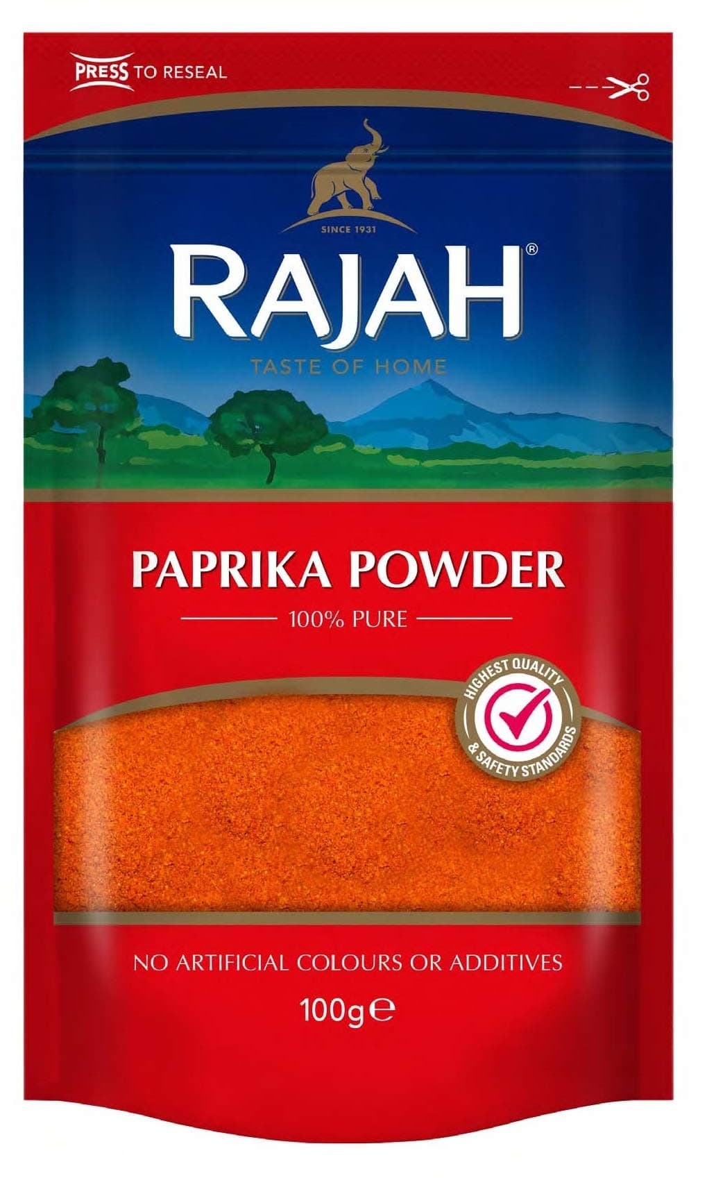 Rajah Paprika Powder Pkt 100G