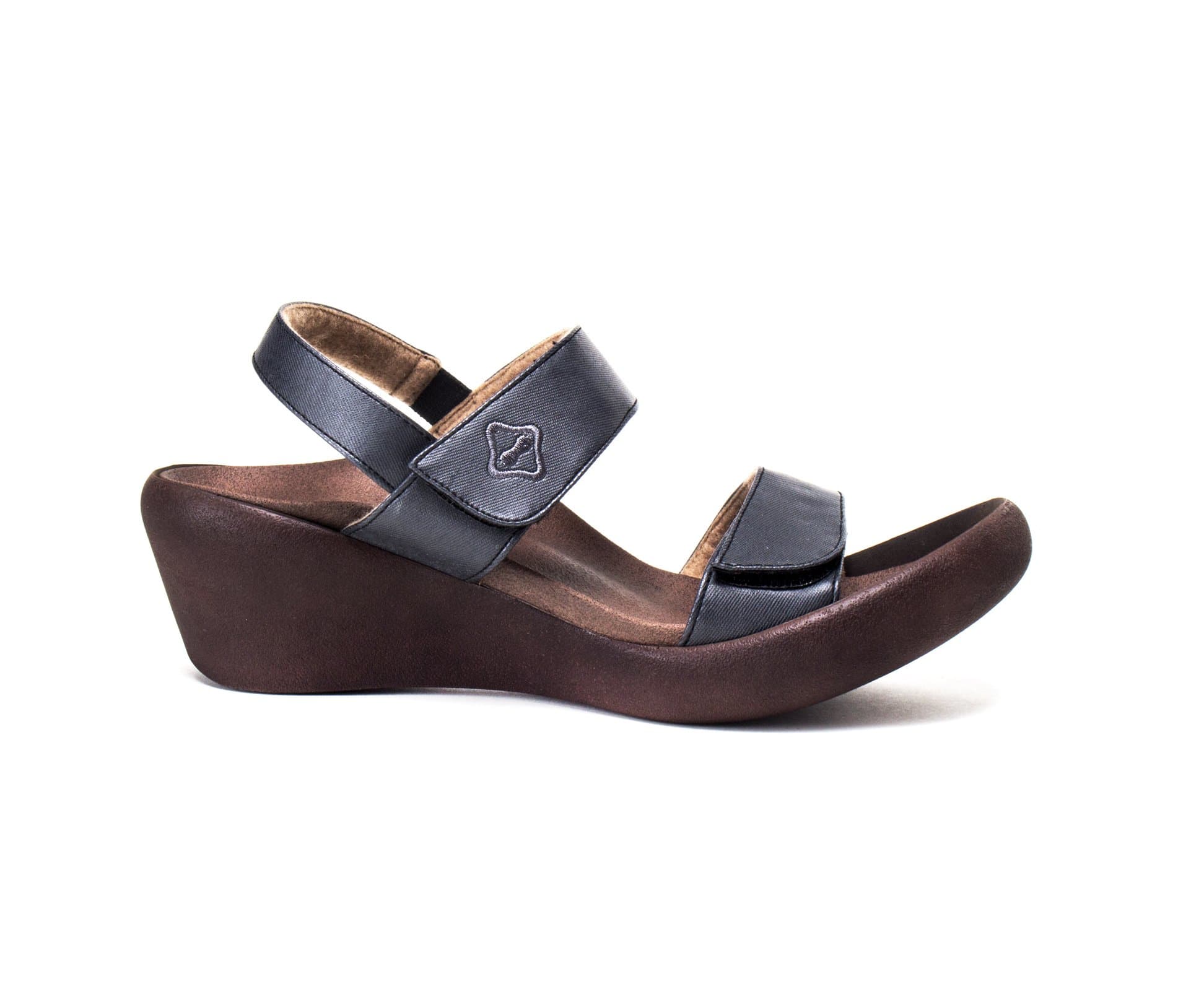 RegettaCanoeShoe Womens Lowwedge Sandals 7 Black