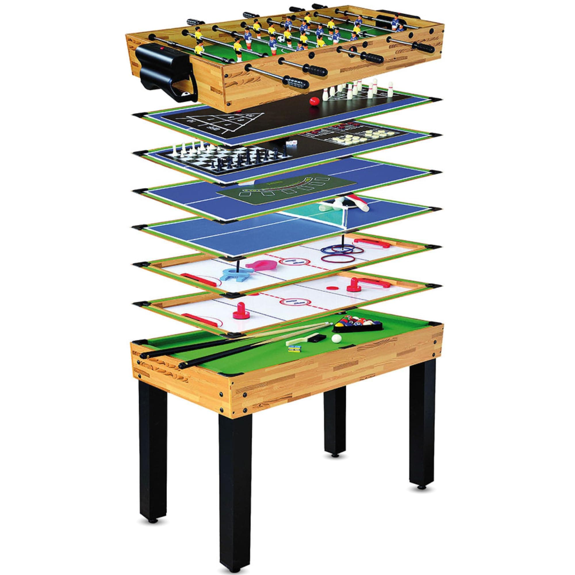 PL OciotrendsTable – multijuegos, 12 In 1, 105 x 57 x 71 cm