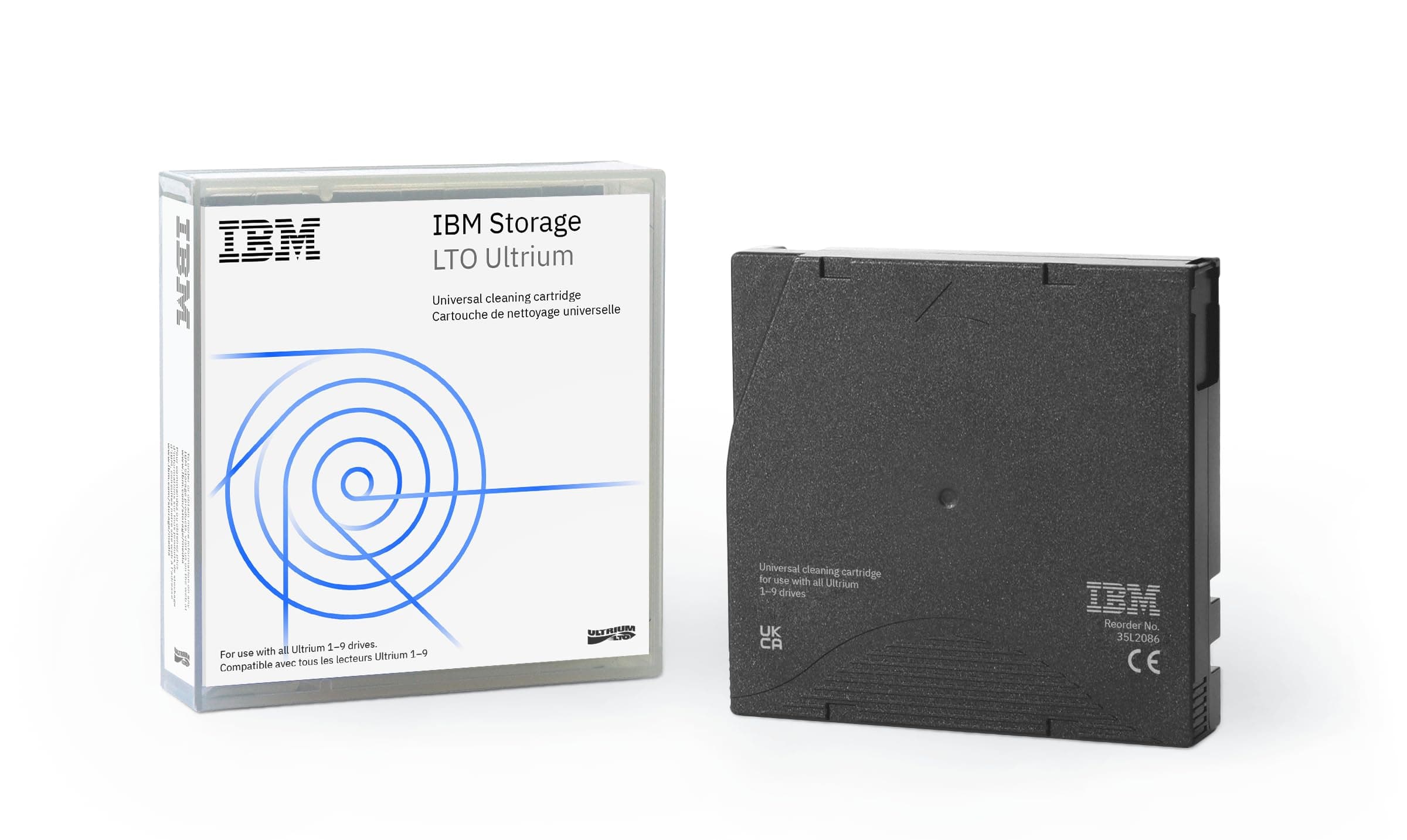 IBM Corp ULTRIUM LTO 2, 3, 4, 5, 6 Universal Cleaning Cartridge 1 PK (IBM 35L2086)