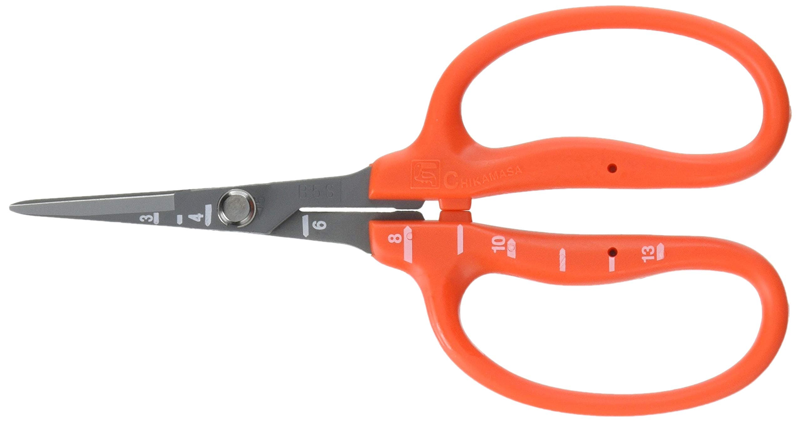 Chikamasa B-500sf Stainless Steel Scissors w/ Fluorine Coating (Resin-resistant)