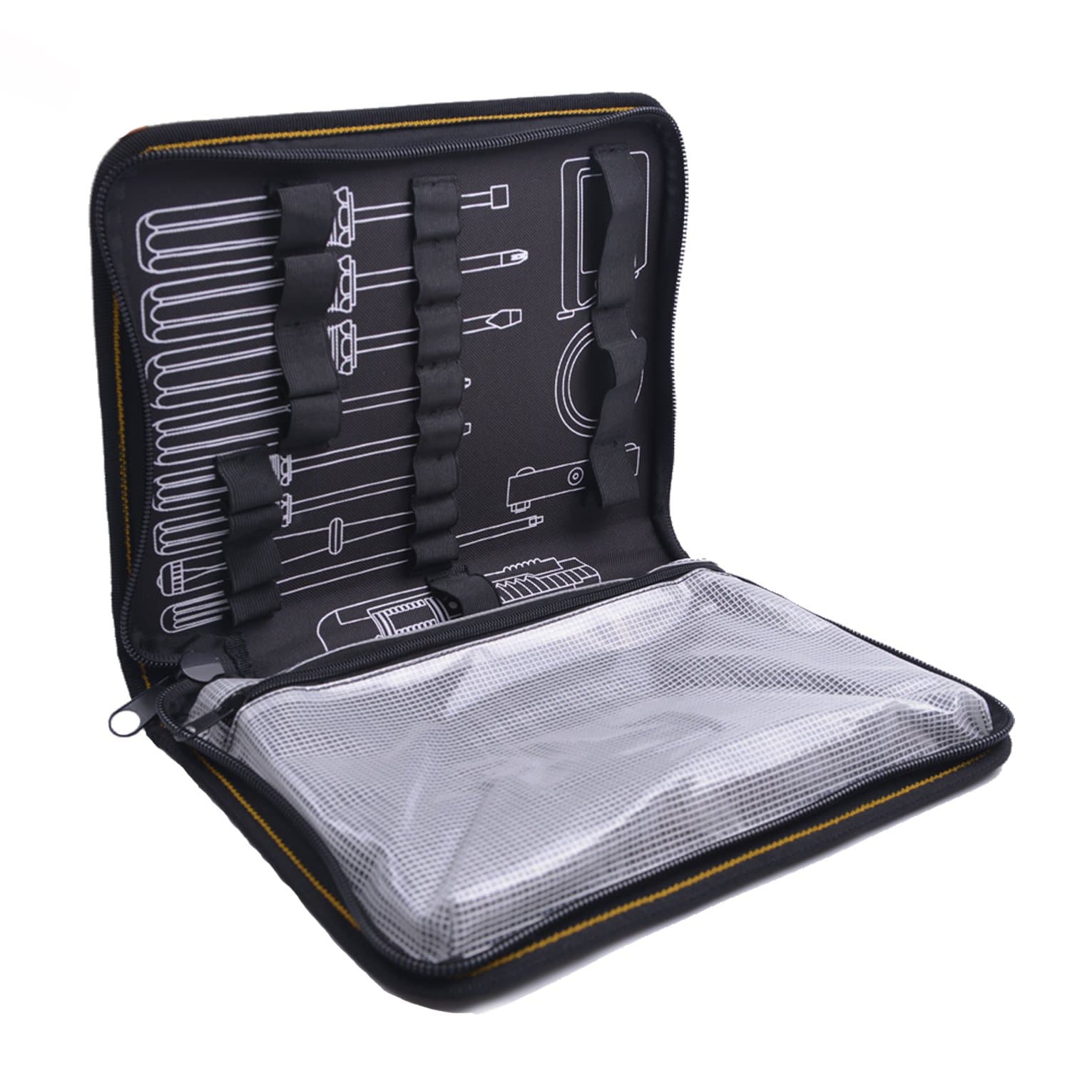 Eazeehome Portable Tool Kit Hard Board Case Tool Organizer Storage Bag Pouch Workstation with Handles L