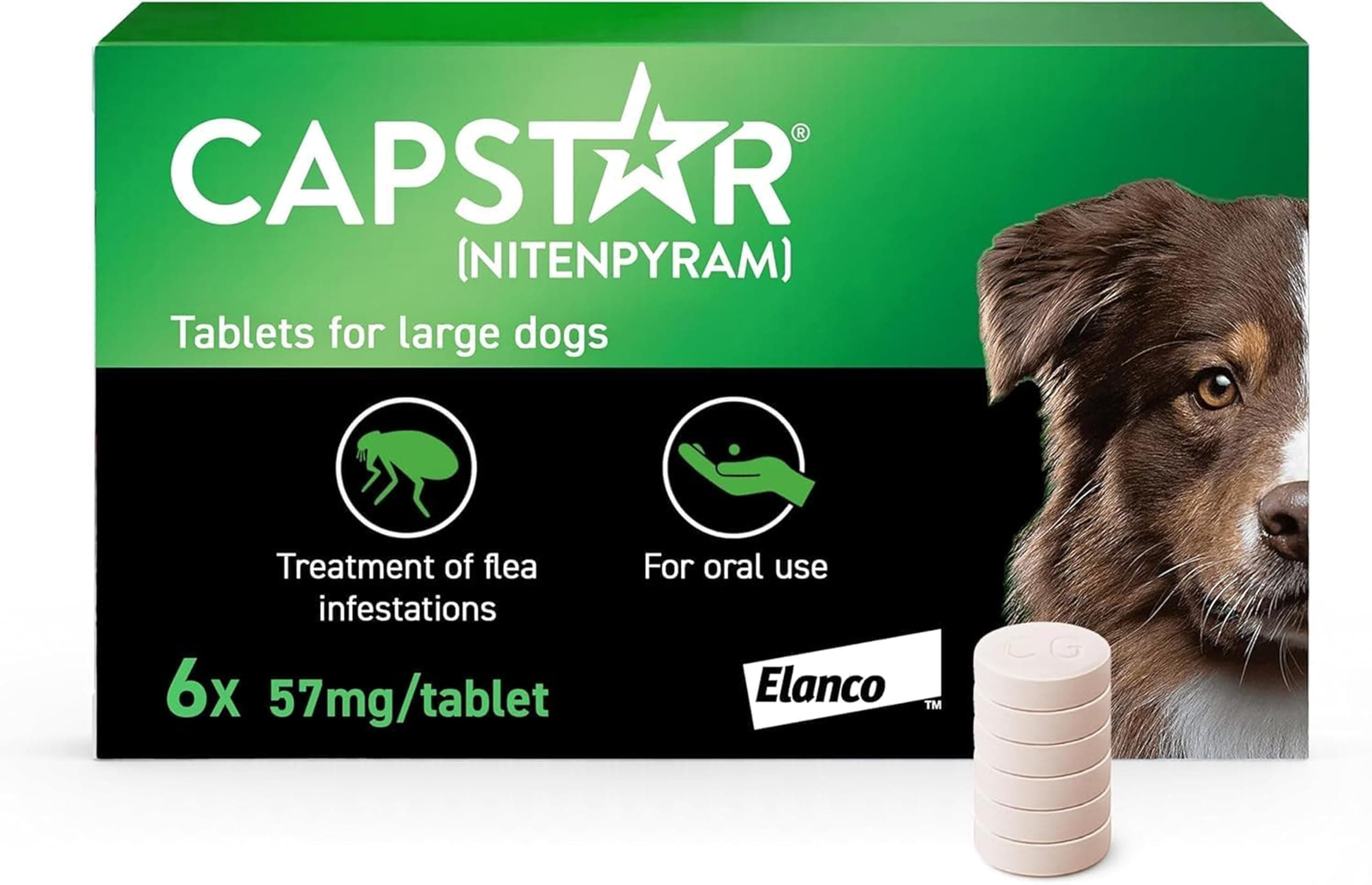 Capstar Flea Tablets for Dogs 57mg