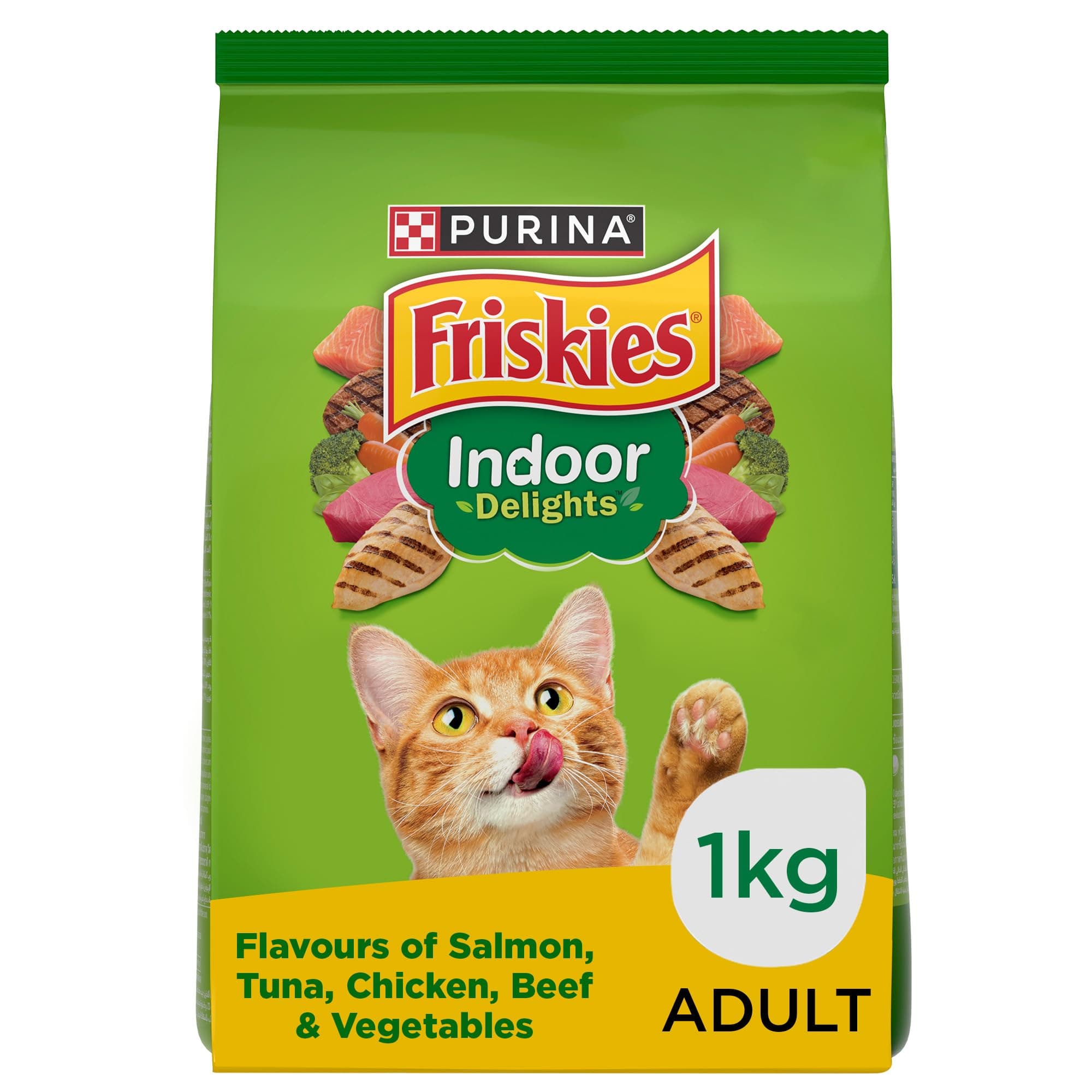 Friskies Purina Cat Food Indoor Delights Dry Cat Food 1Kg
