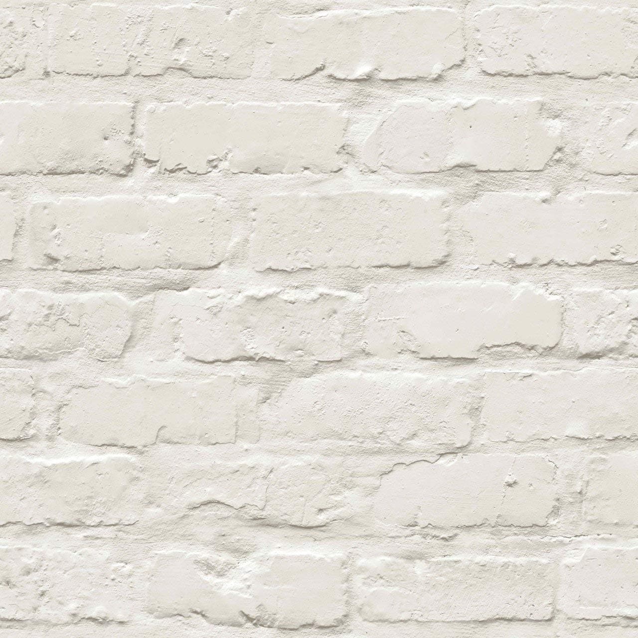Grandeco Ideco Painted Brick Wall Pattern Faux Effect Motif Wallpaper A10402 by Grandeco