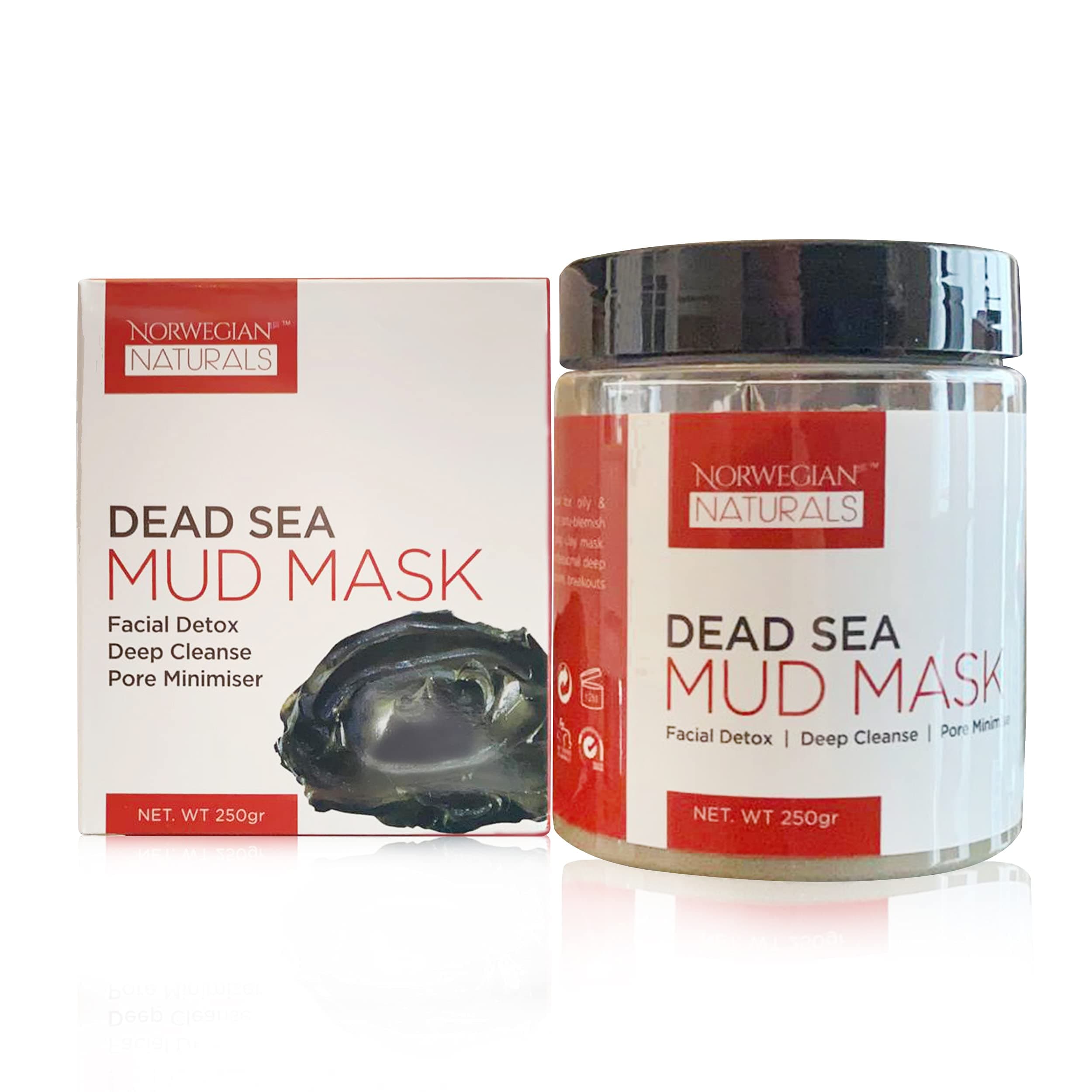 Norwegian Naturals Dead Sea Mud Mask - (8.8 Oz / 250g)