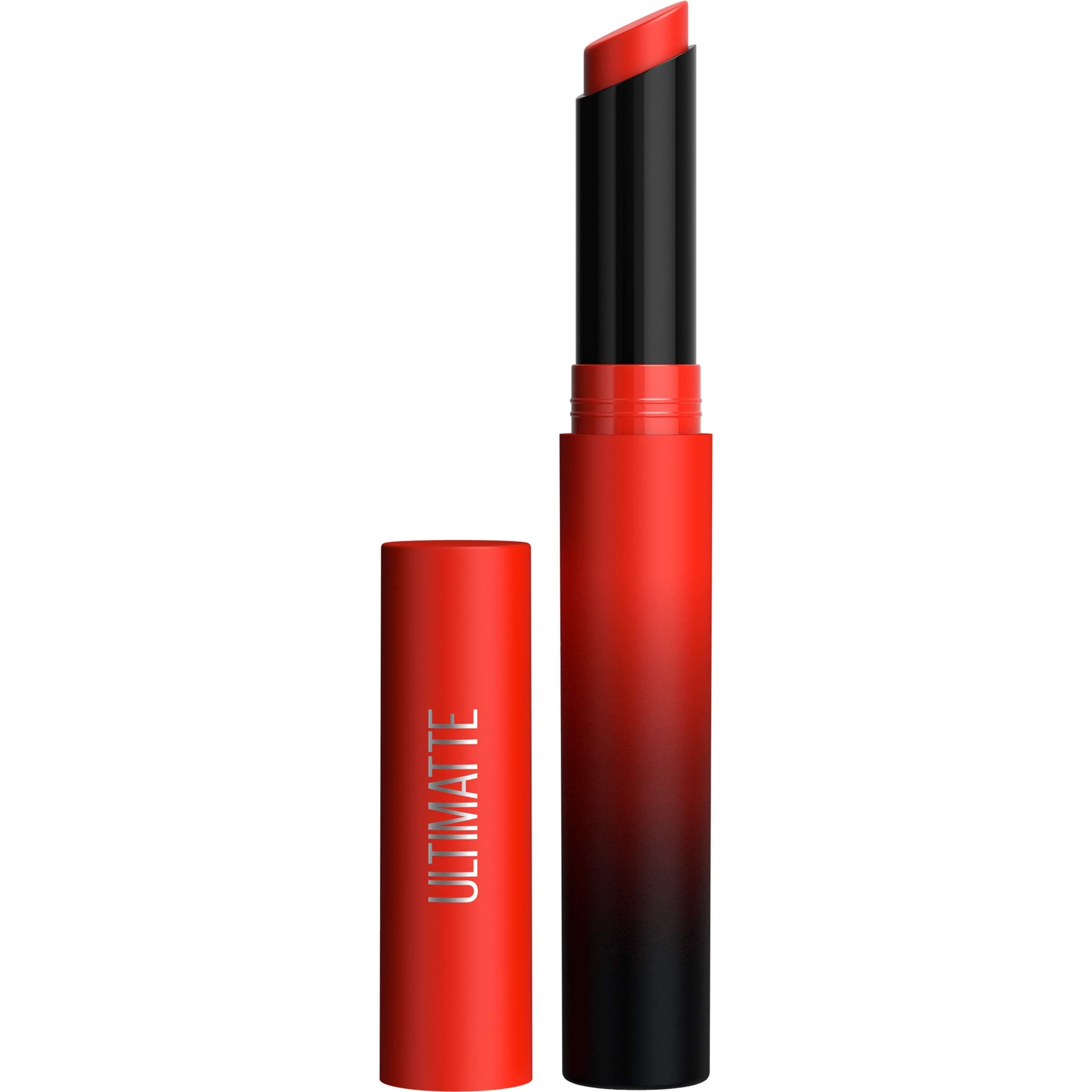 Color Sensational Ultimatte Matte Lipstick, Non-Drying, Intense Color Pigment, More Scarlet, Scarlet Red, 1 Count