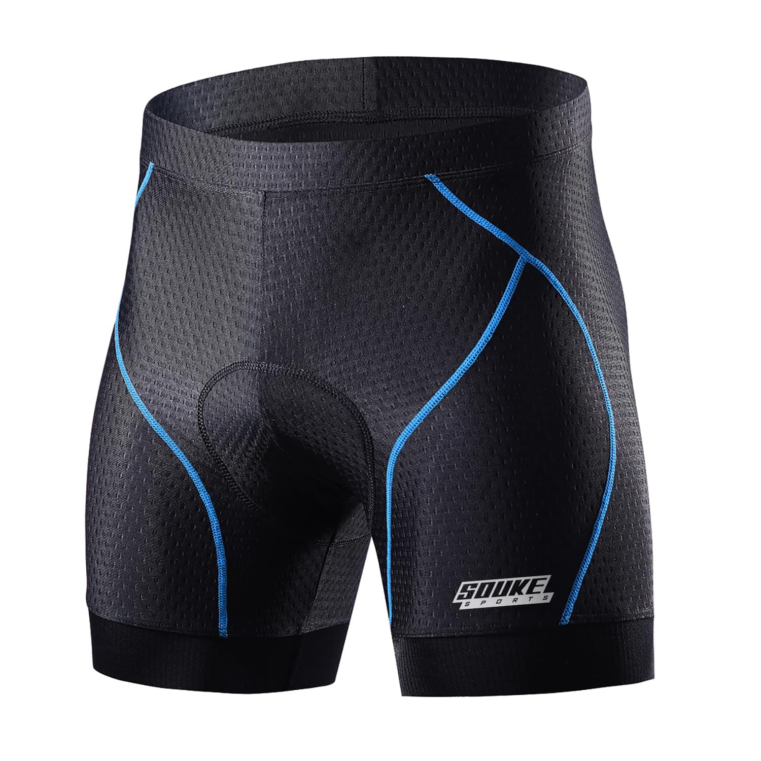 Men's Cycling Underwear Shorts 4D Padded Bike Bicycle MTB Liner Shorts with Anti-Slip Leg Grips