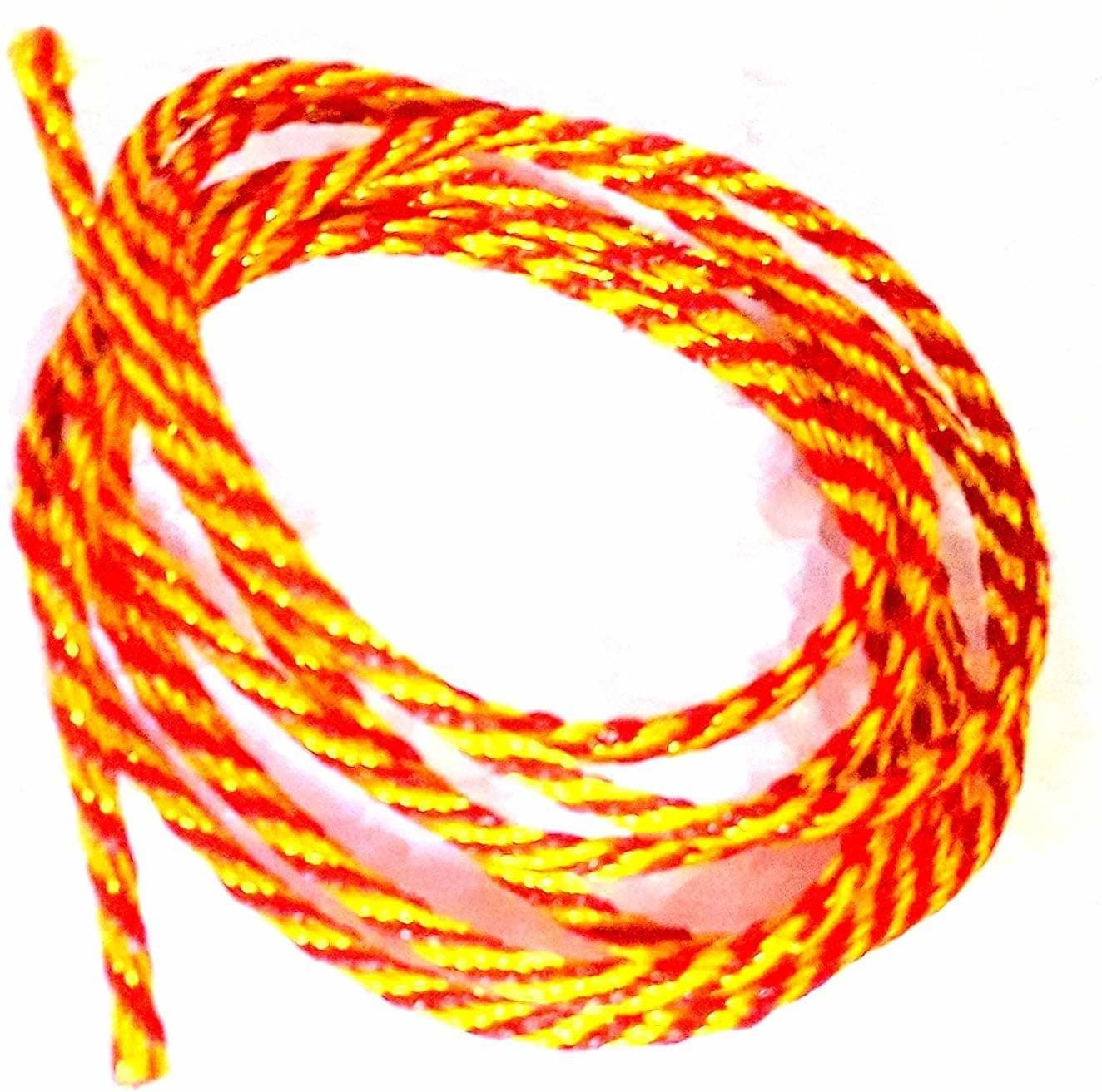 WIFFO Mauli Kalawa Raksha Sutra Red Silk Wrist Thread Band 10 Meter Thread (10 m Pack of1)