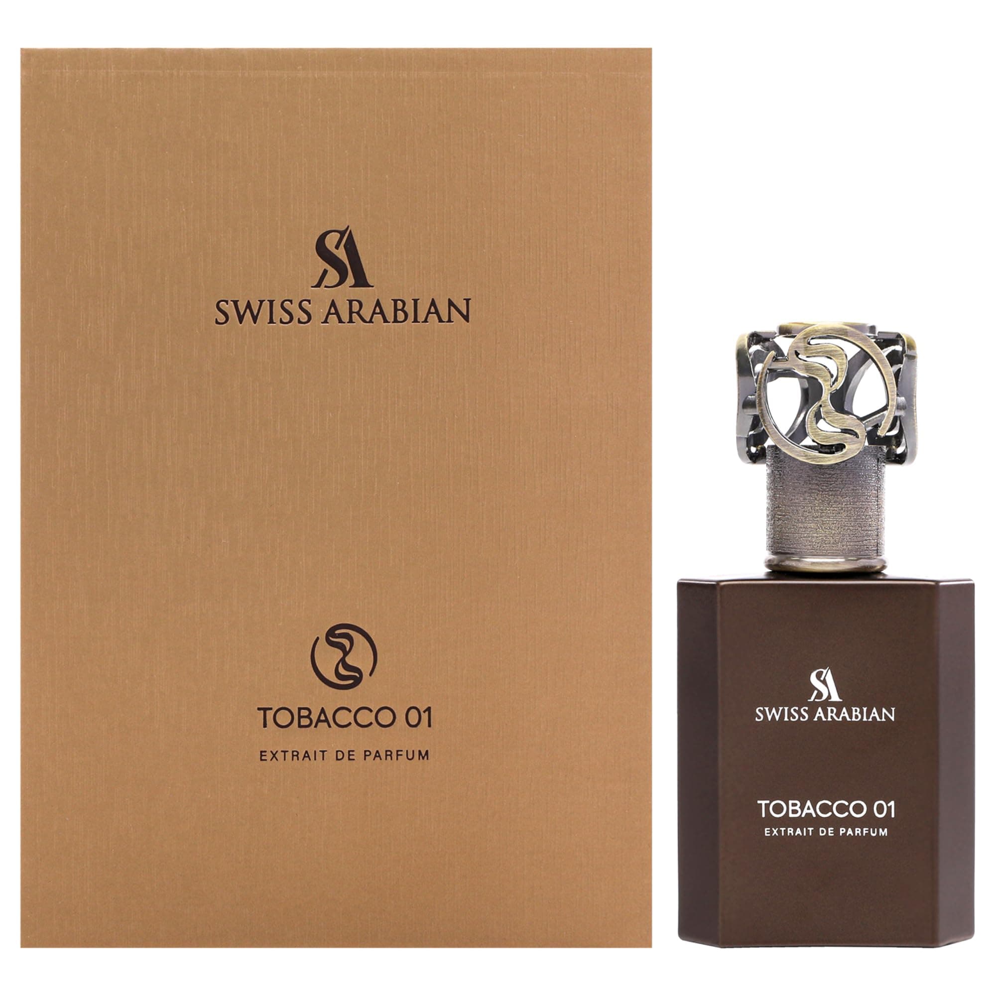 Tobacco 01 Extrait De Parfum, 50ml, Luxury Fragrance with Tobacco, Honey and Vanilla Notes